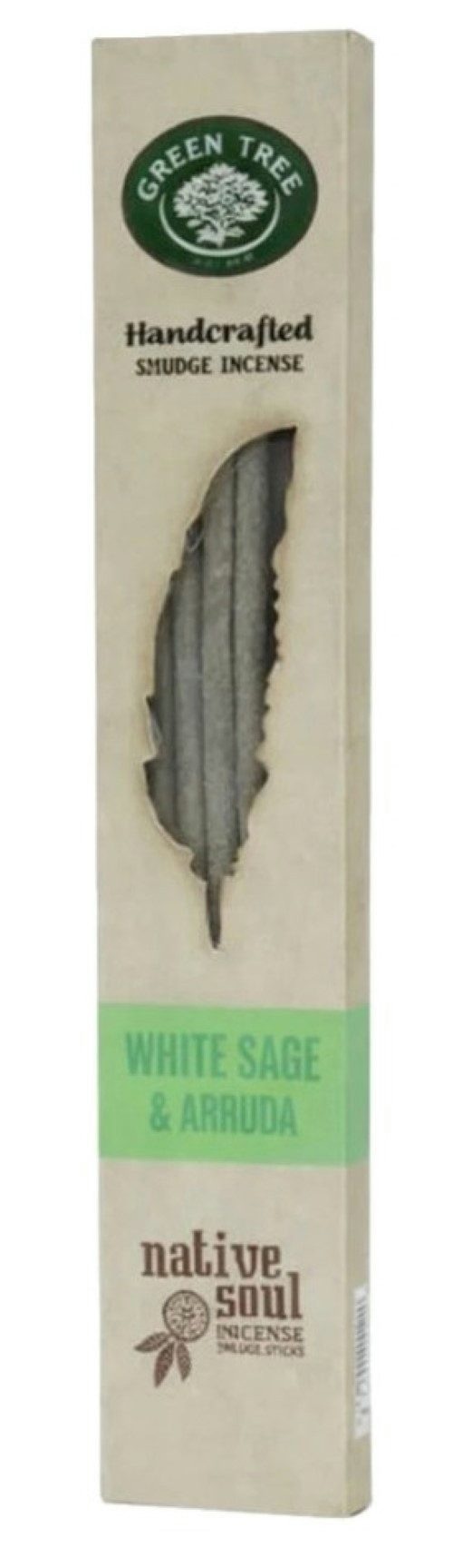 Green Tree Räucherstäbchen Green Tree Native Soul Smudge Incense "White Sage & Aaruda" 15gr. (8 S