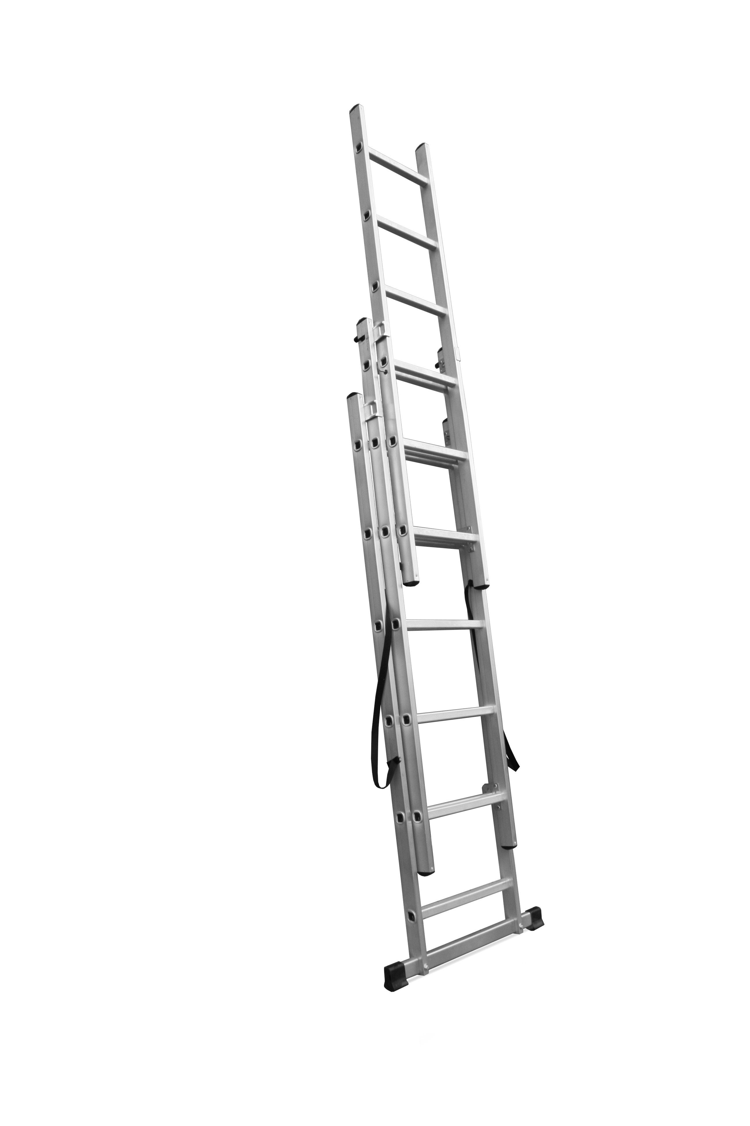 VaGo-Tools Vielzweckleiter Mehrzweckleiter Aluleiter Leiter (Stück) 3 6 x Stufen