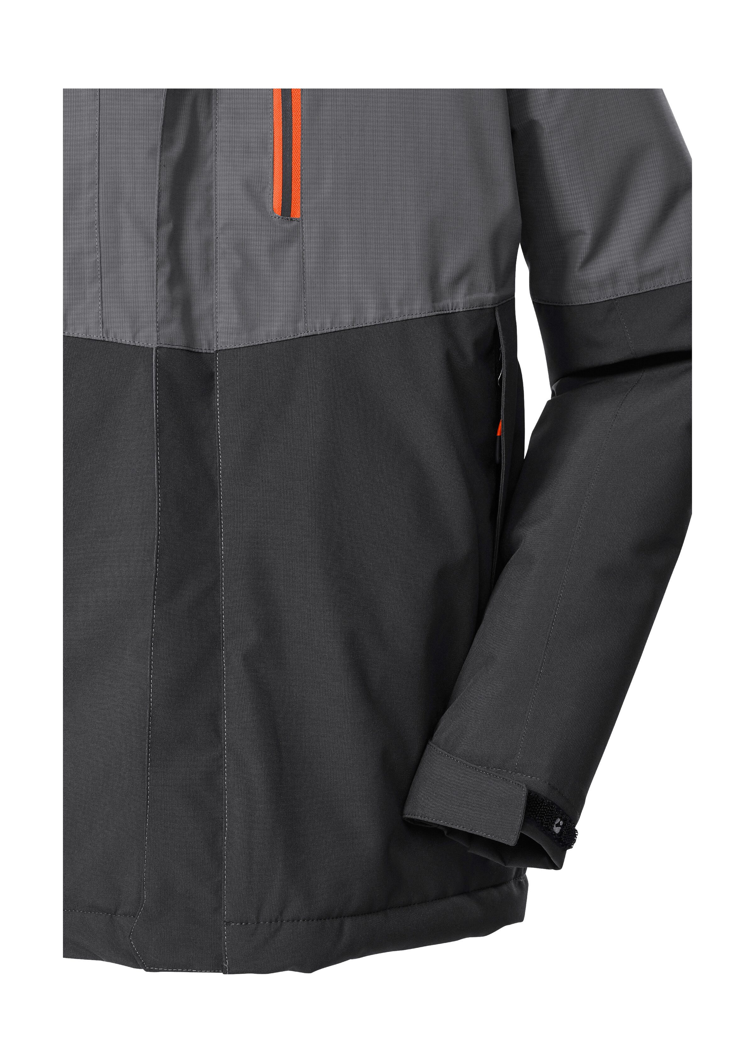 Killtec Funktionsjacke KOW 222 BYS JCKT Wind- u. wasserdichte Kinderjacke mit Fleece, reflektierender Print – Bild 4 von 5