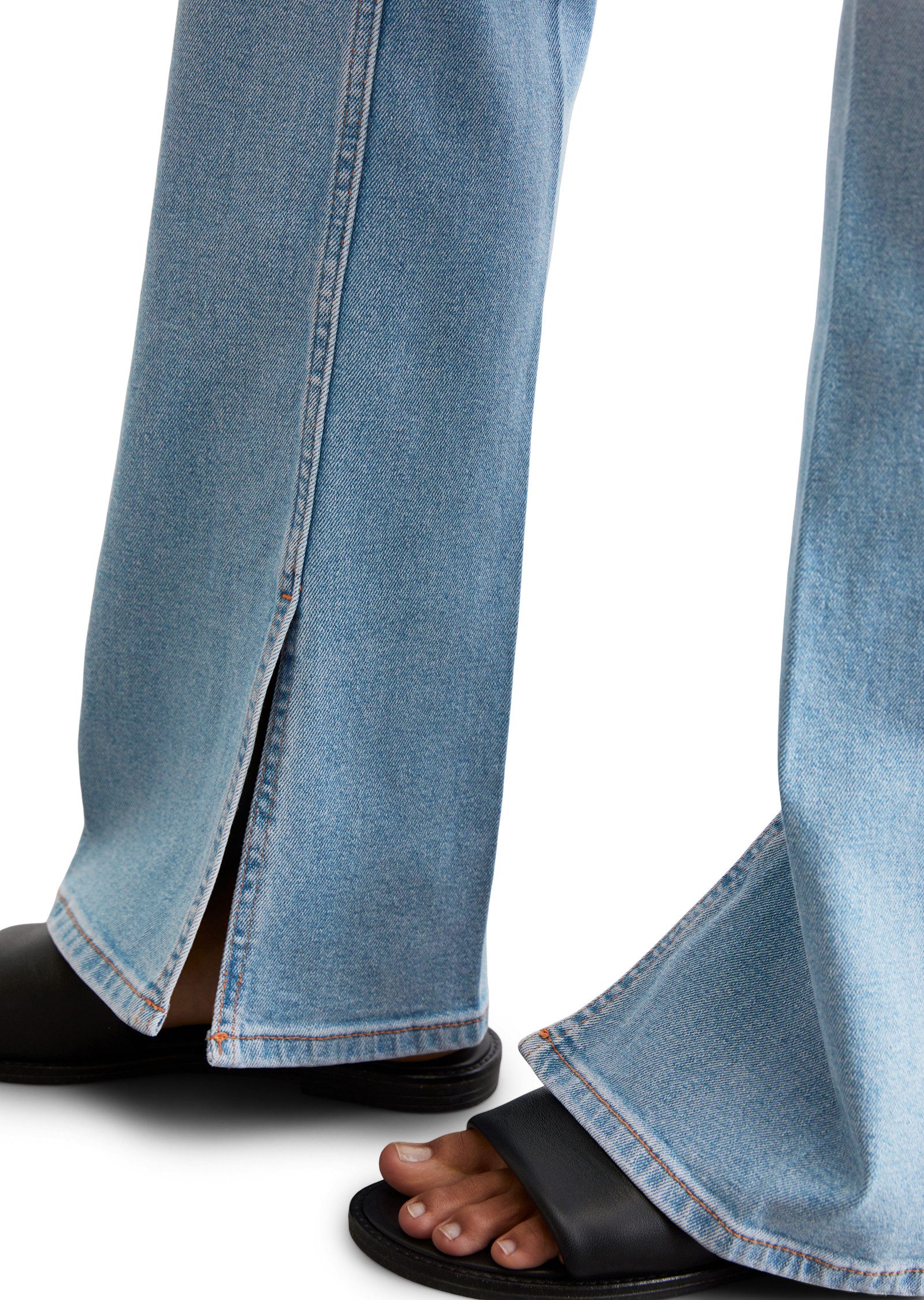 Marc O'Polo Bootcut-Jeans Kiruna Schlitze an der Beininnenseite, hohe Leibhöhe – Bild 3 von 5
