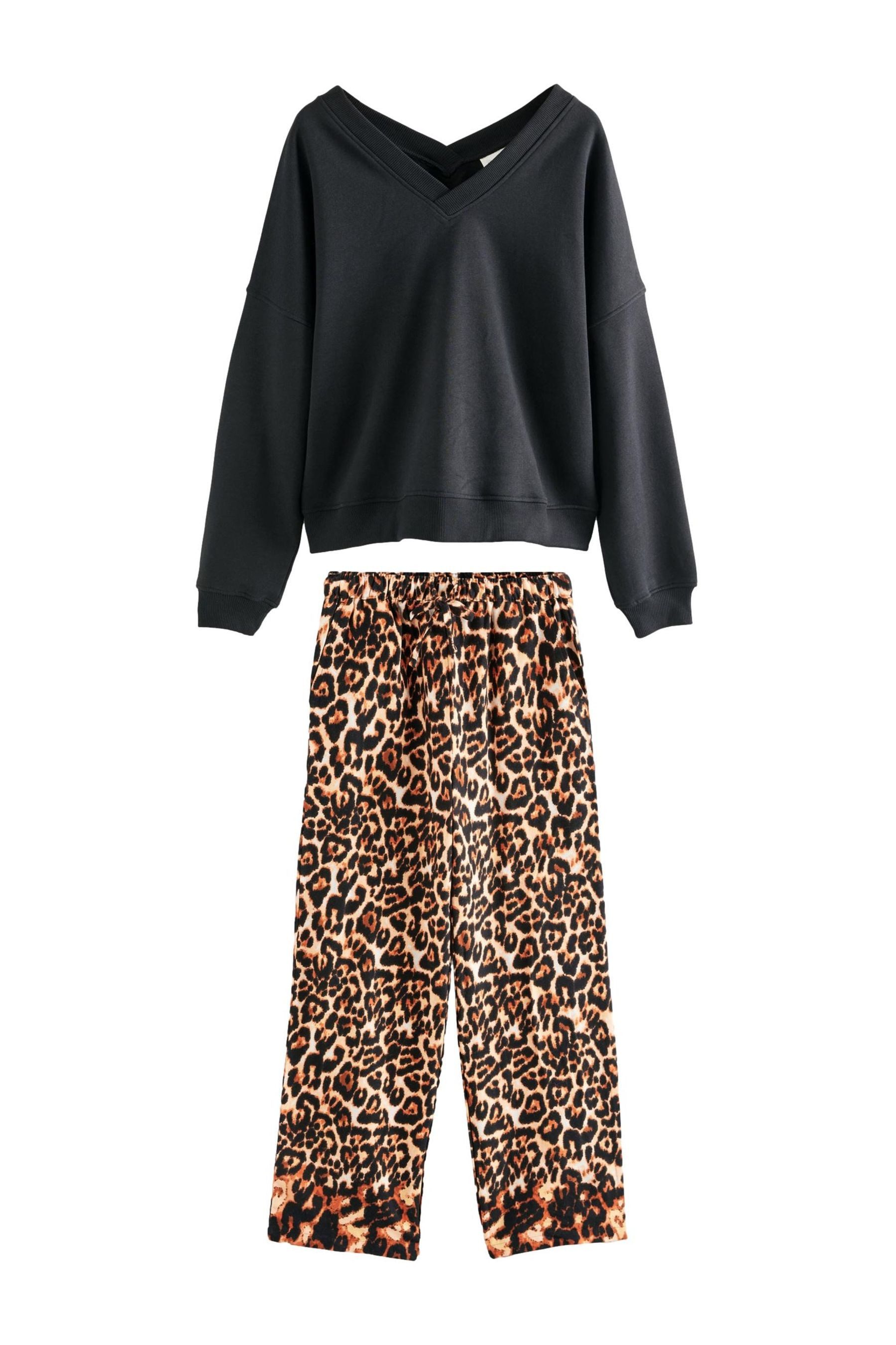 Next Pyjama Flanell-Pyjama mit Sweatshirt aus günstig online kaufen