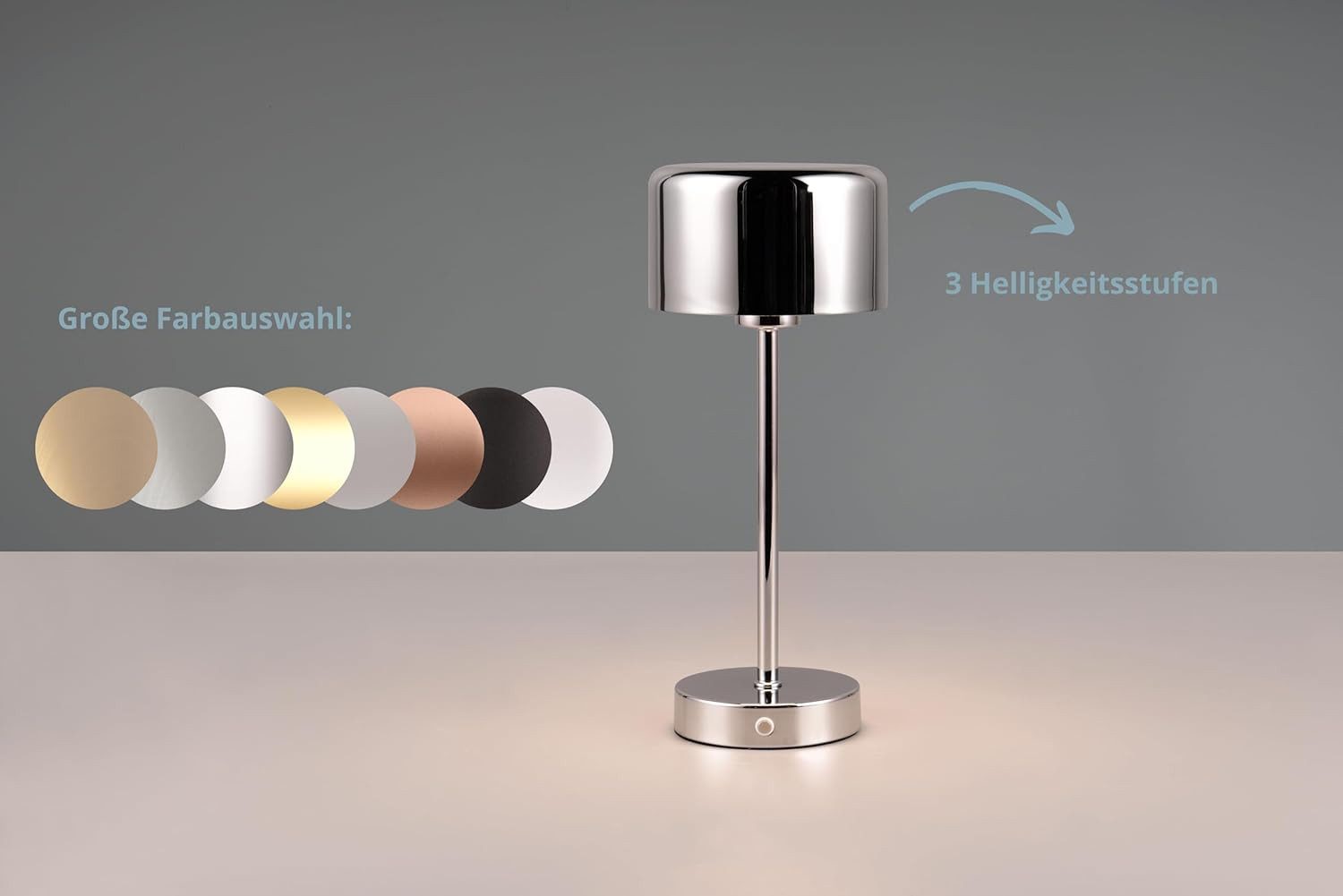 lightling LED Tischleuchte Julien, Touchfunktion, LED fest integriert, Warm günstig online kaufen