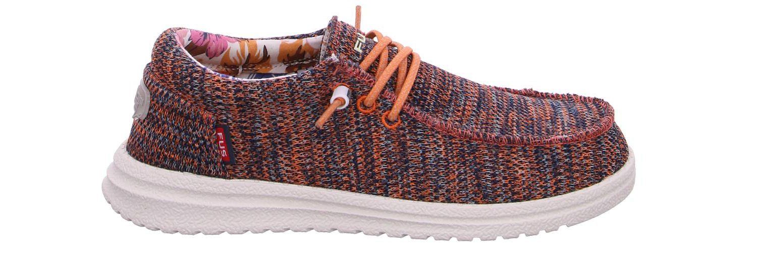 Fusion Emma Melange Blue Orange Slipper