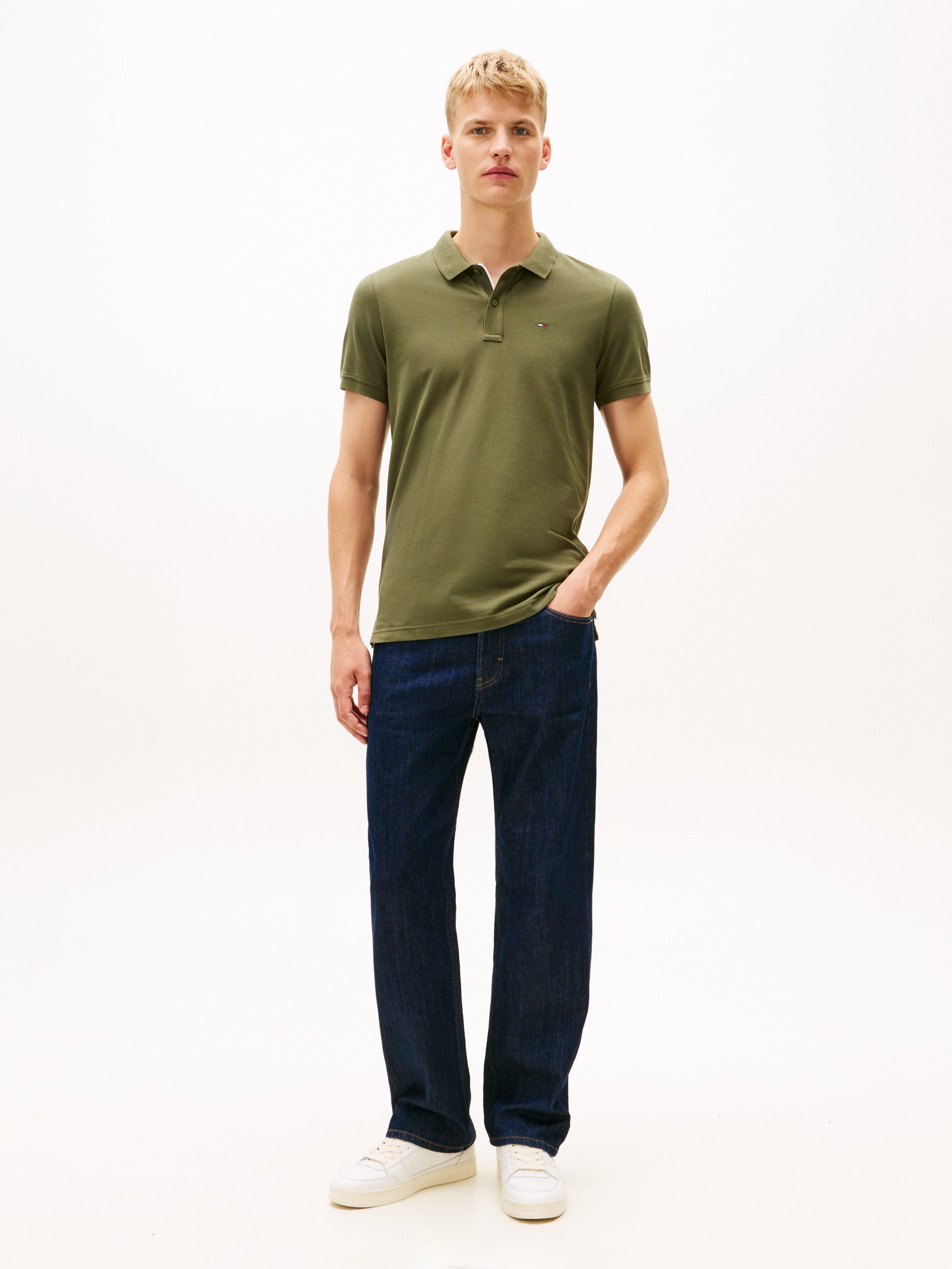 Tommy Jeans Poloshirt TJM SLIM PLACKET POLO EXT