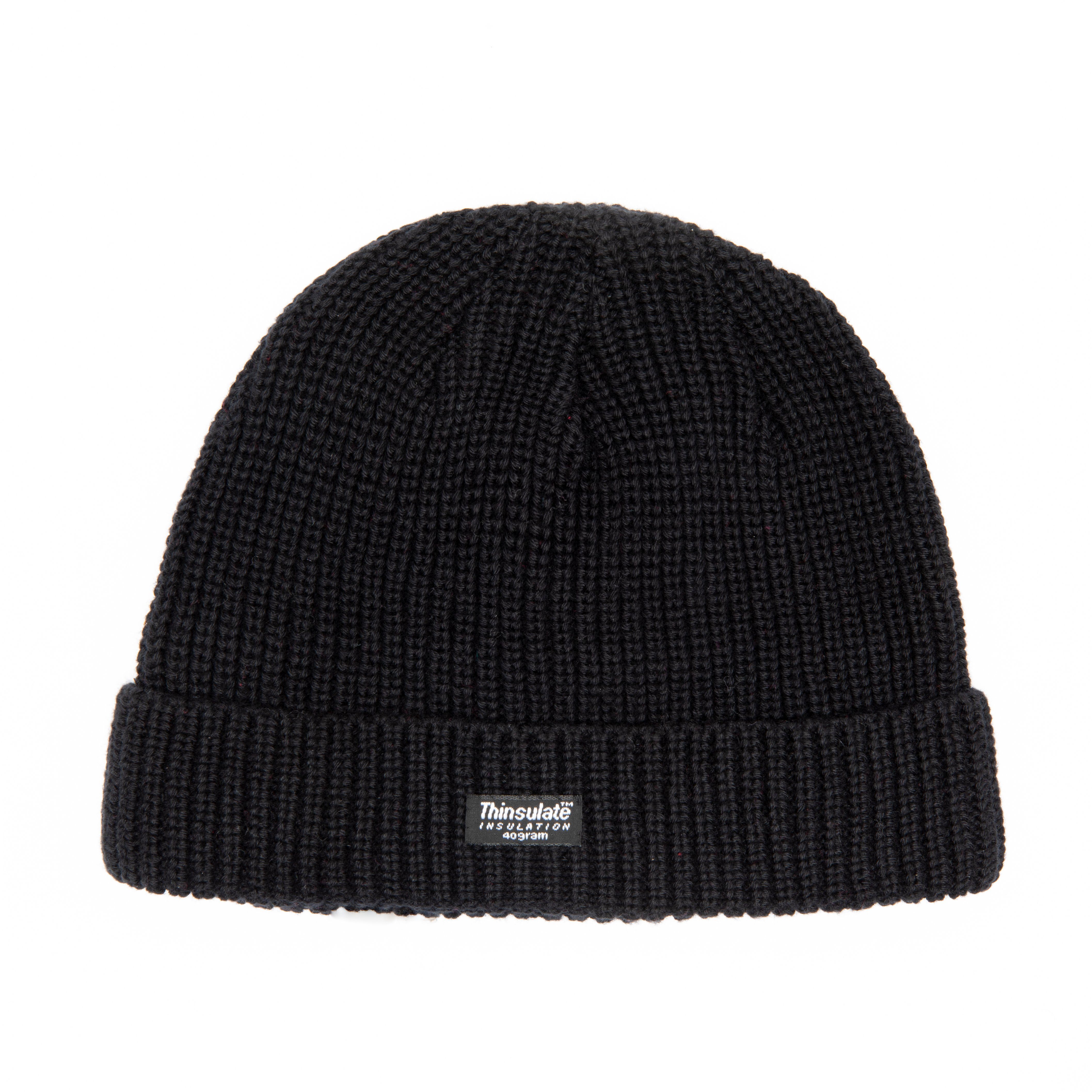 EEM Strickmütze Damen BEANIE schwarz