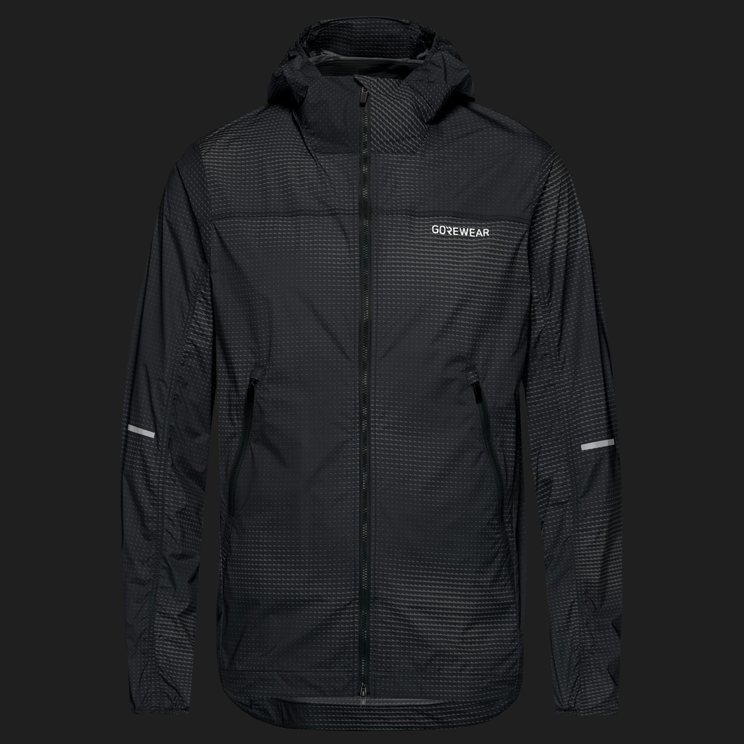 GORE® Wear Fahrradjacke GOREWEAR FERNFLOW Haze Windbreaker mit Kapuze Herren ARROW LAB GRAPHIT