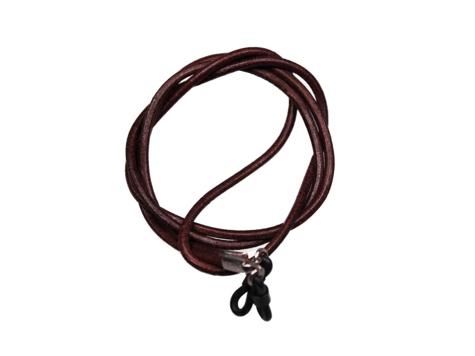 optiker-dietrich.de Brillenetui Brillenband echt Leder (Dunkelbraun)