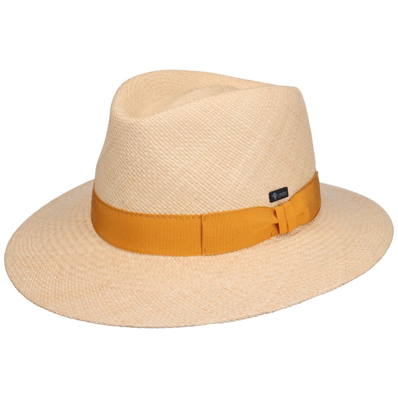 Lipodo Sonnenhut (1-St) Strohhut mit Ripsband, Made in Italy
