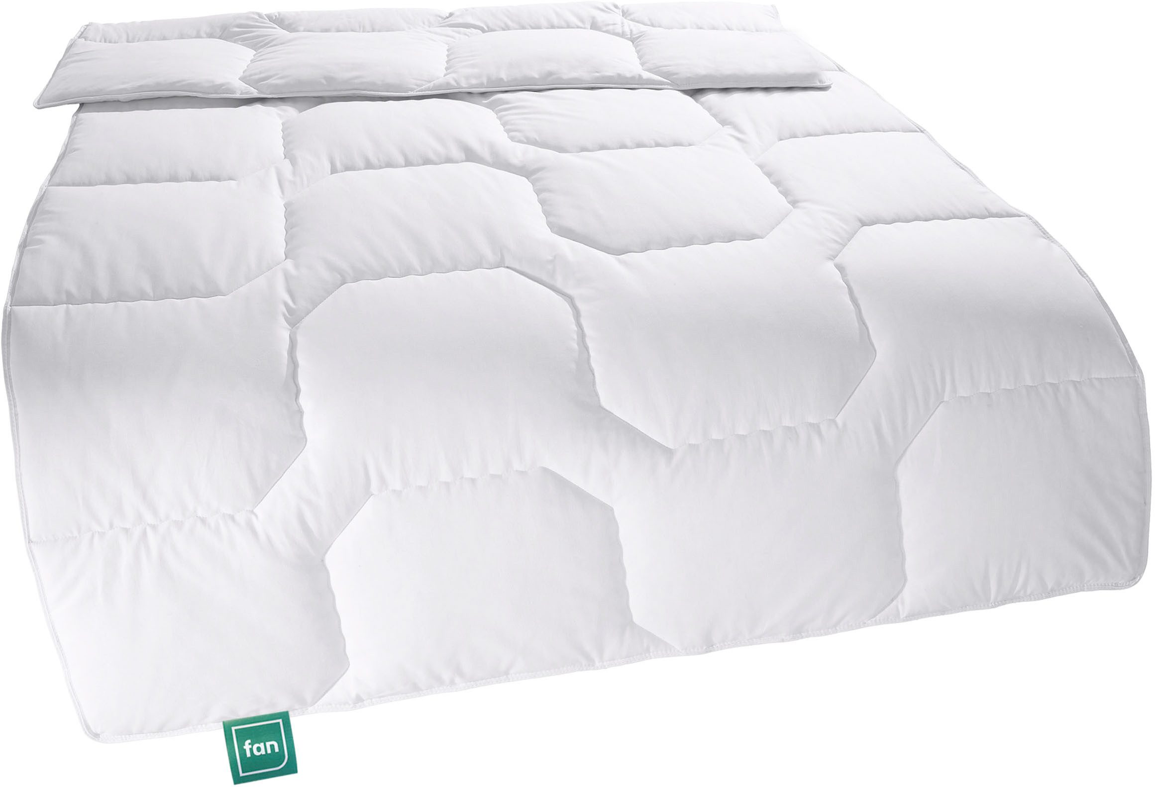 fan Baumwollbettdecke Kansas, Bettdecken für Sommer und Winter, Decke, Füllung: 100% Baumwolle, Bezug: 100% Baumwolle, Bettdecke 135x200 cm, 155x220 cm und weiteren Größen, Made in Germany