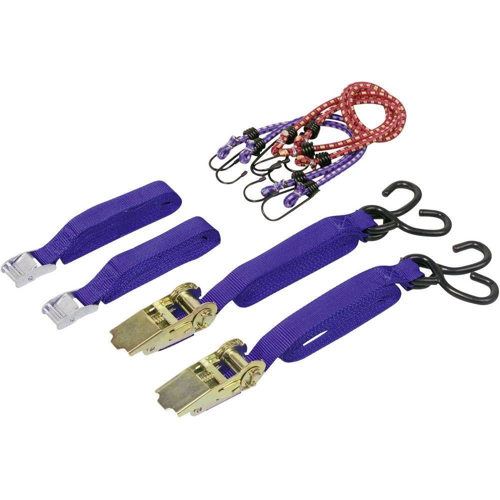 UNITEC Spanngurt 8tlg. Spann- und Verzurrgurt-Set 815061