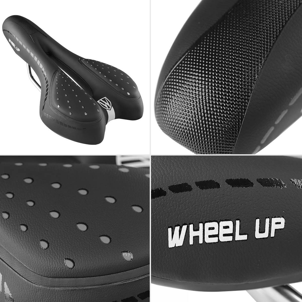 Fahrrad wasserabweisend GEL Sattel, ergonomische MidGard Fahrradsattel Fahrradsitz, Unisex