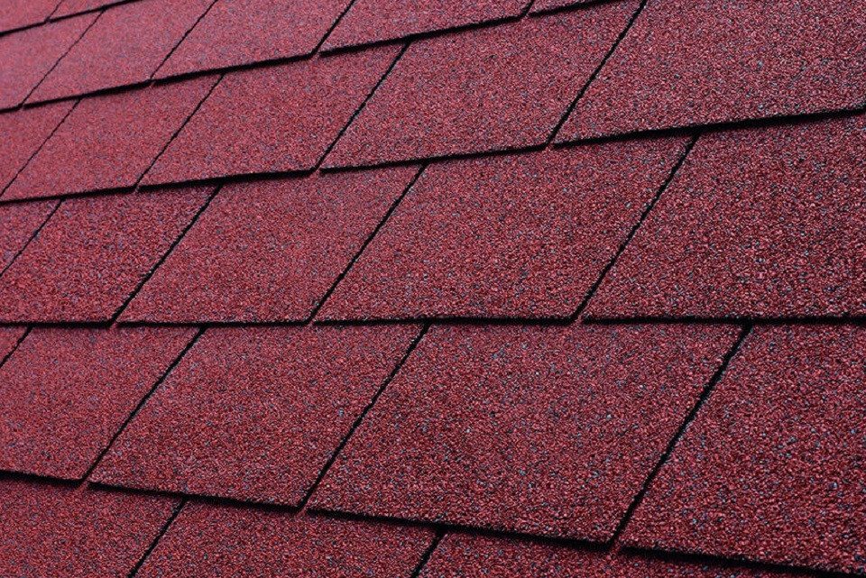 Dachschindeln Bitumen Dachschindeln 2 m² rechteckig schwarz rot grün Dacheindeckung