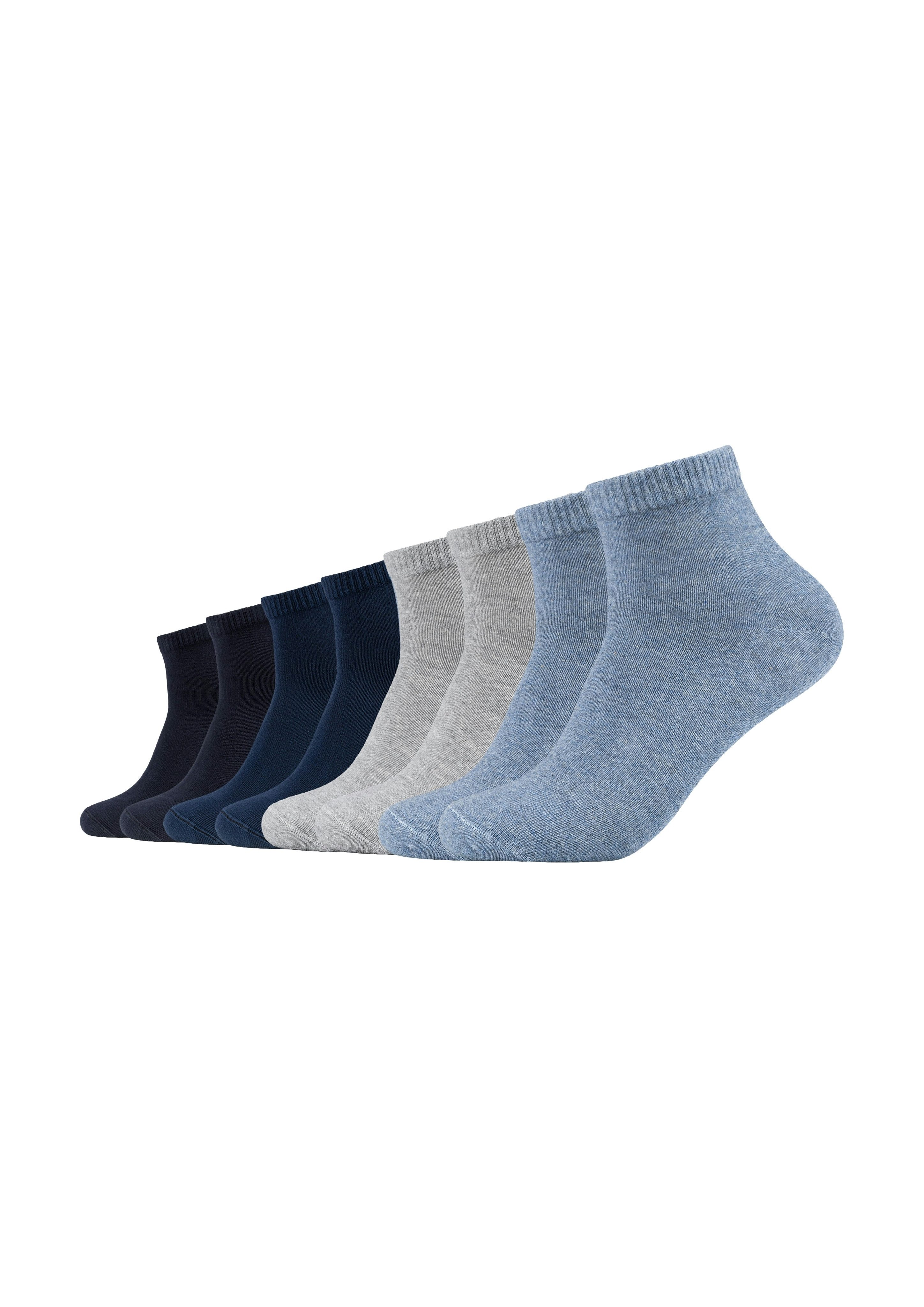 s.Oliver Kurzsocken essentials (8-Paar) Sneakersocken, im 8er Pack, mit elastischem Sitz, knöchelhoch – Bild 2 von 3