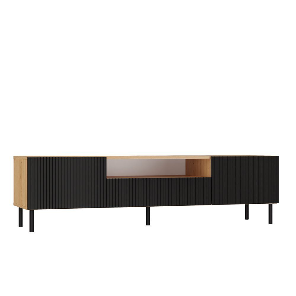 TOPESHOP Lowboard TV-Lowboard TV-Schrank mit Stauraum, Grifflos Hochwertig
