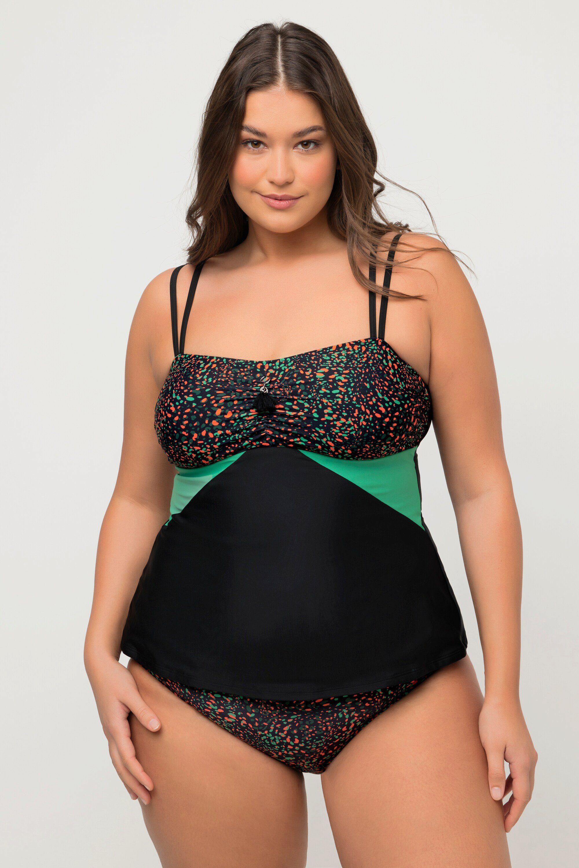 Ulla Popken Tankini Tankini Punkte Quaste günstig online kaufen