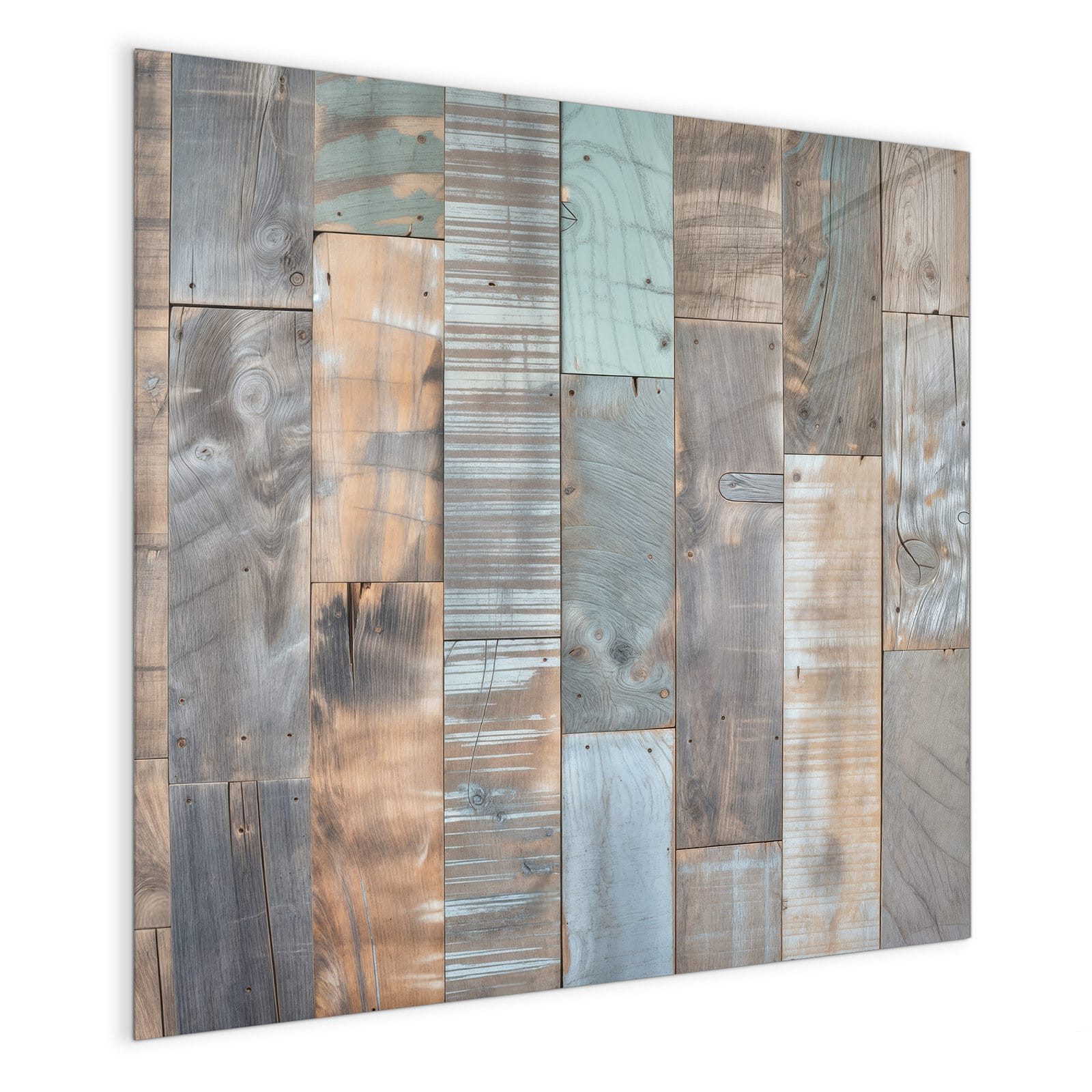 Primedeco Magnettafel Glas Holzplanken Vintage Pinnwand günstig online kaufen