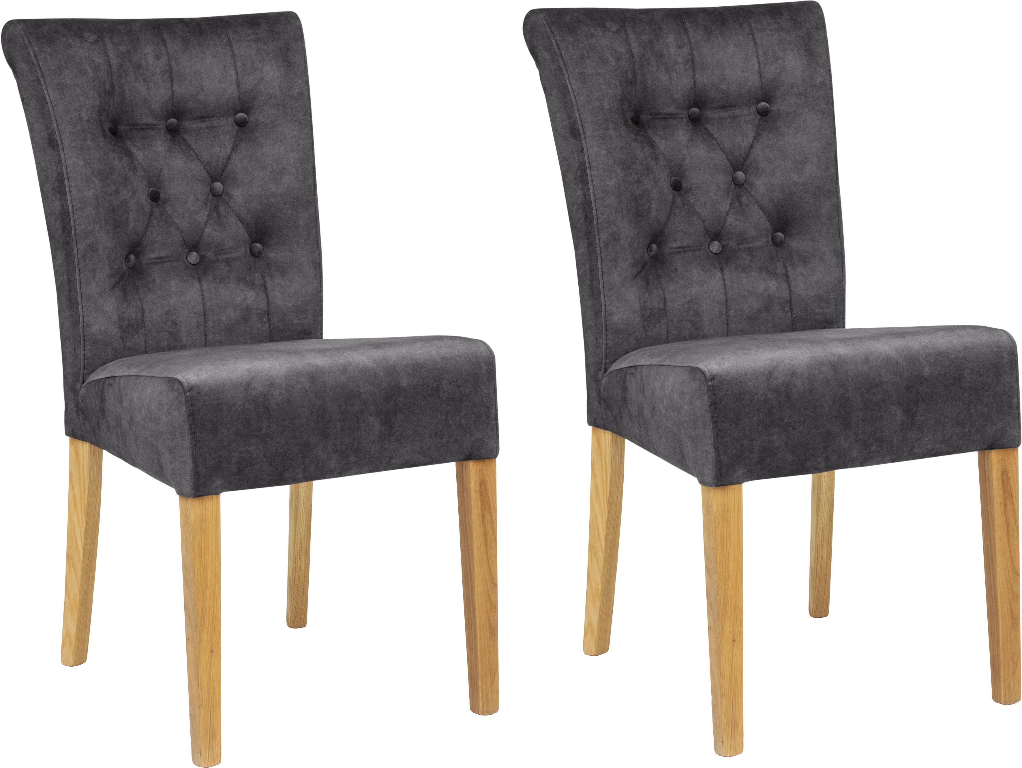 Home affaire Polsterstuhl Queen (Set, 2 günstig online kaufen