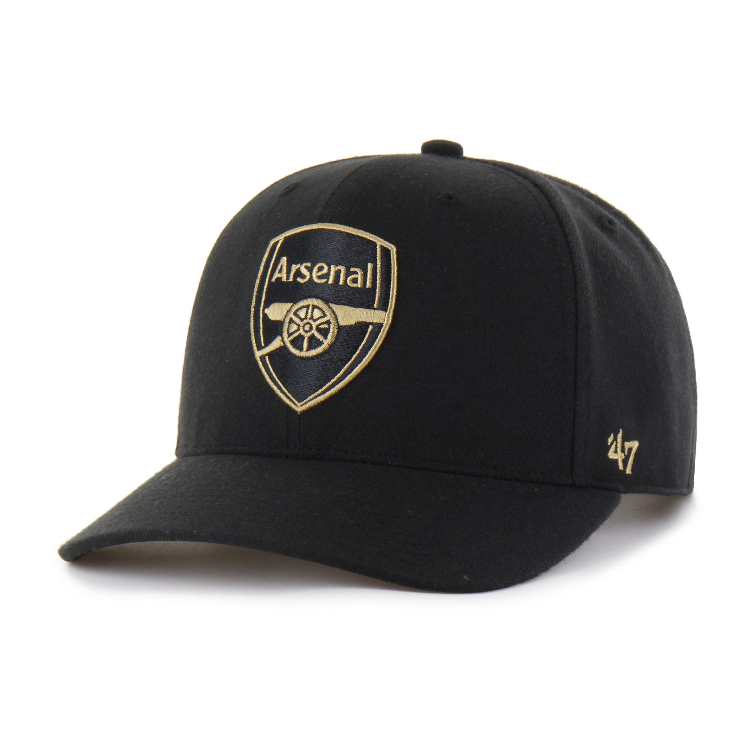 '47 Brand Snapback Cap '47 Brand EPL Cap Arsenal FC SURE SHOT '47 MVP DP Black (Basecap, Snapback Cap, Basecap)