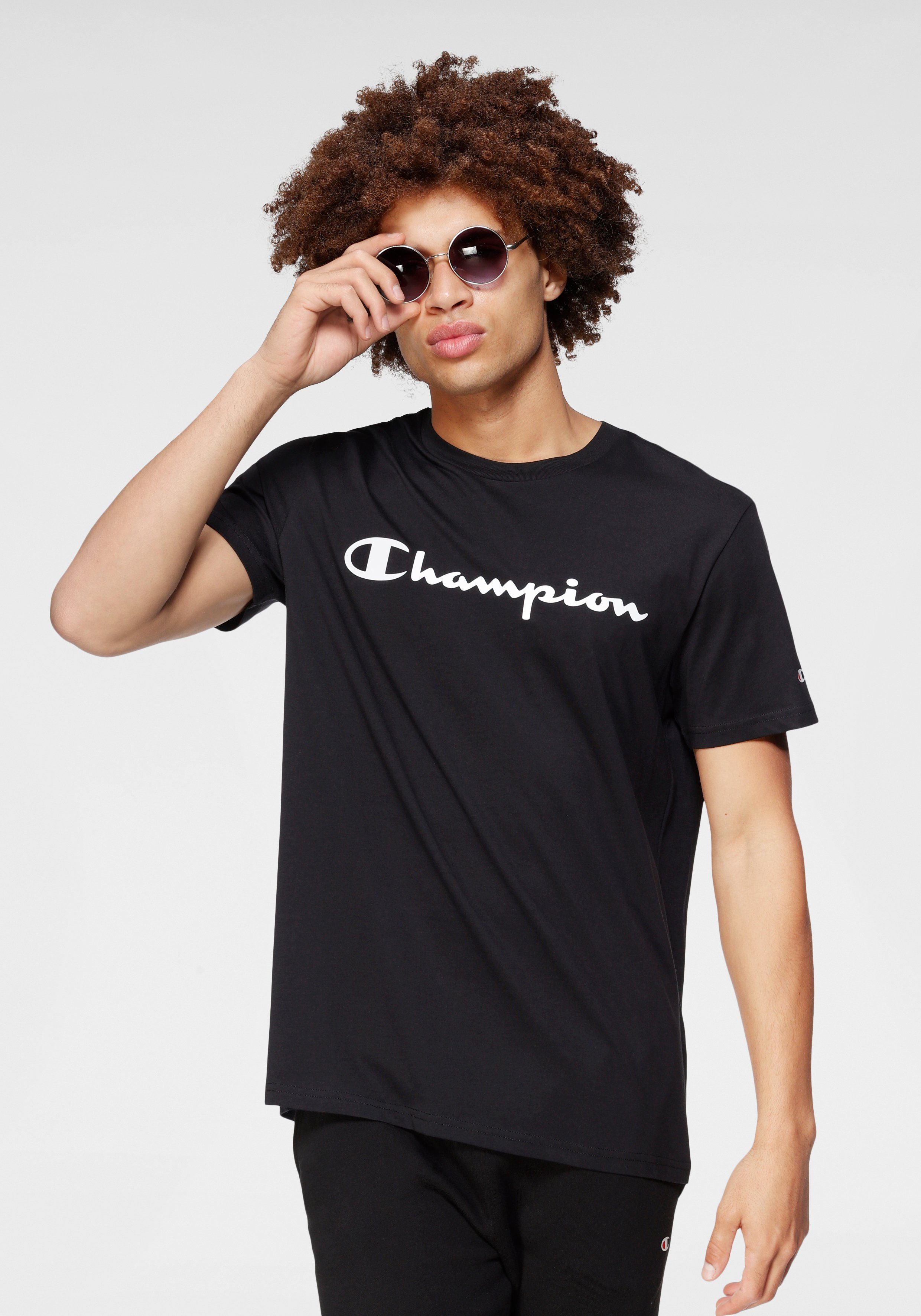 Champion T-Shirt (Packung, 2er-Pack) weiß schwarz