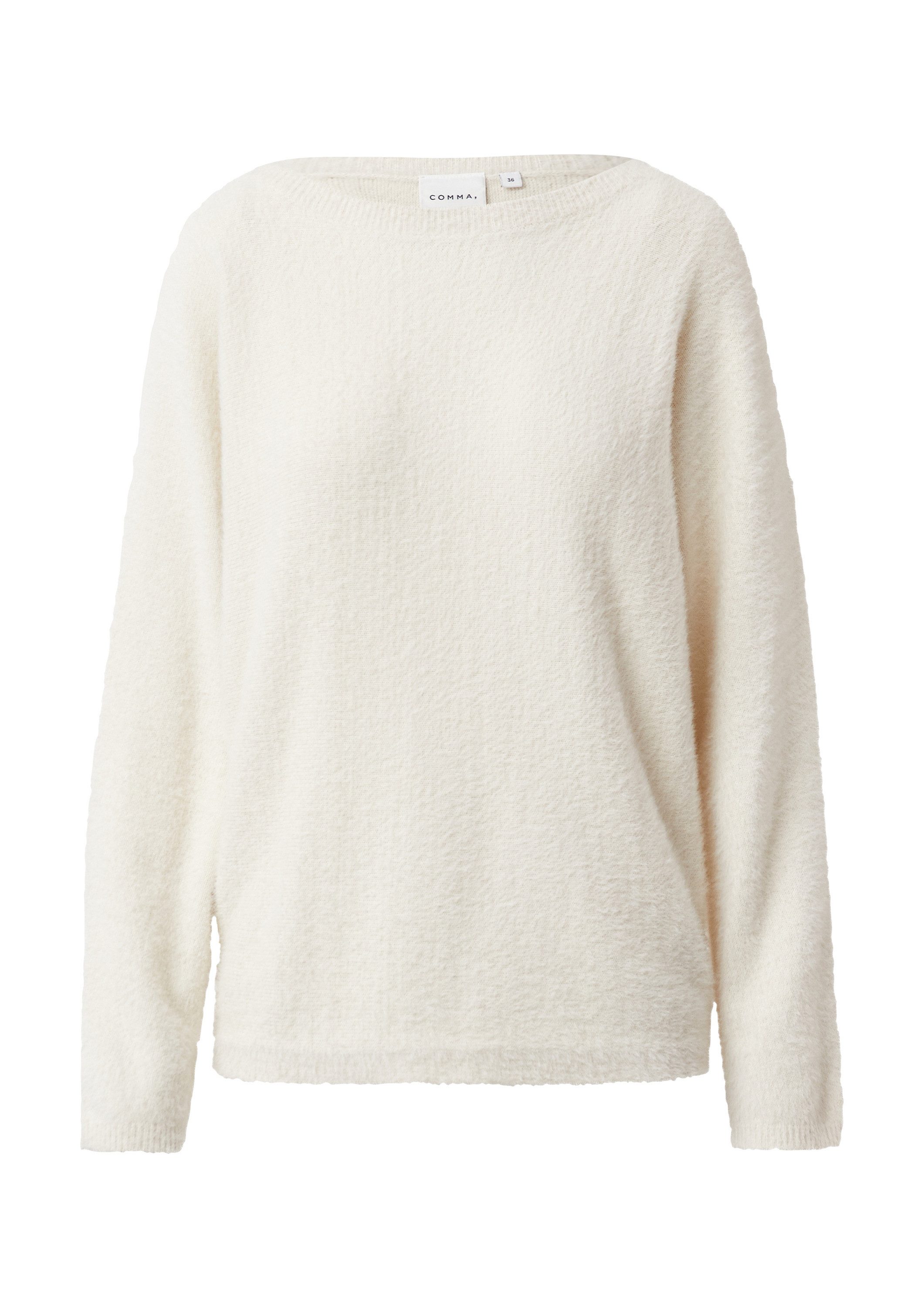 comma Longpullover Strickpullover Weicher Pullover mit günstig online kaufen