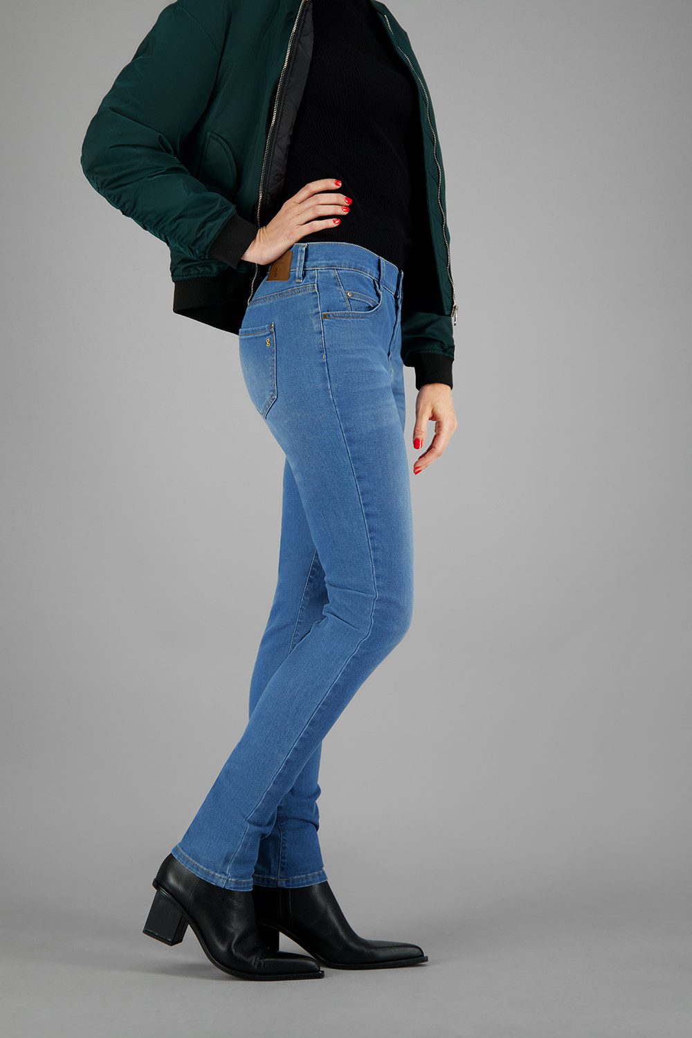 Atelier GARDEUR Slim-fit-Jeans ZURI122-670721-7167 Slim Fit Hose blau stone used Soft Stretch-Denim mit Lyocell für bequemen Sitz