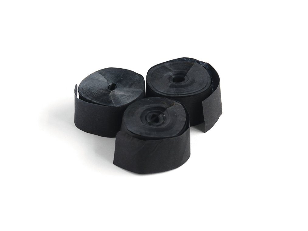 schwarz Streamer 10m TCM Konfetti Slowfall erhältlich verschiedene Farben Fx 1,5cm, 32x, x