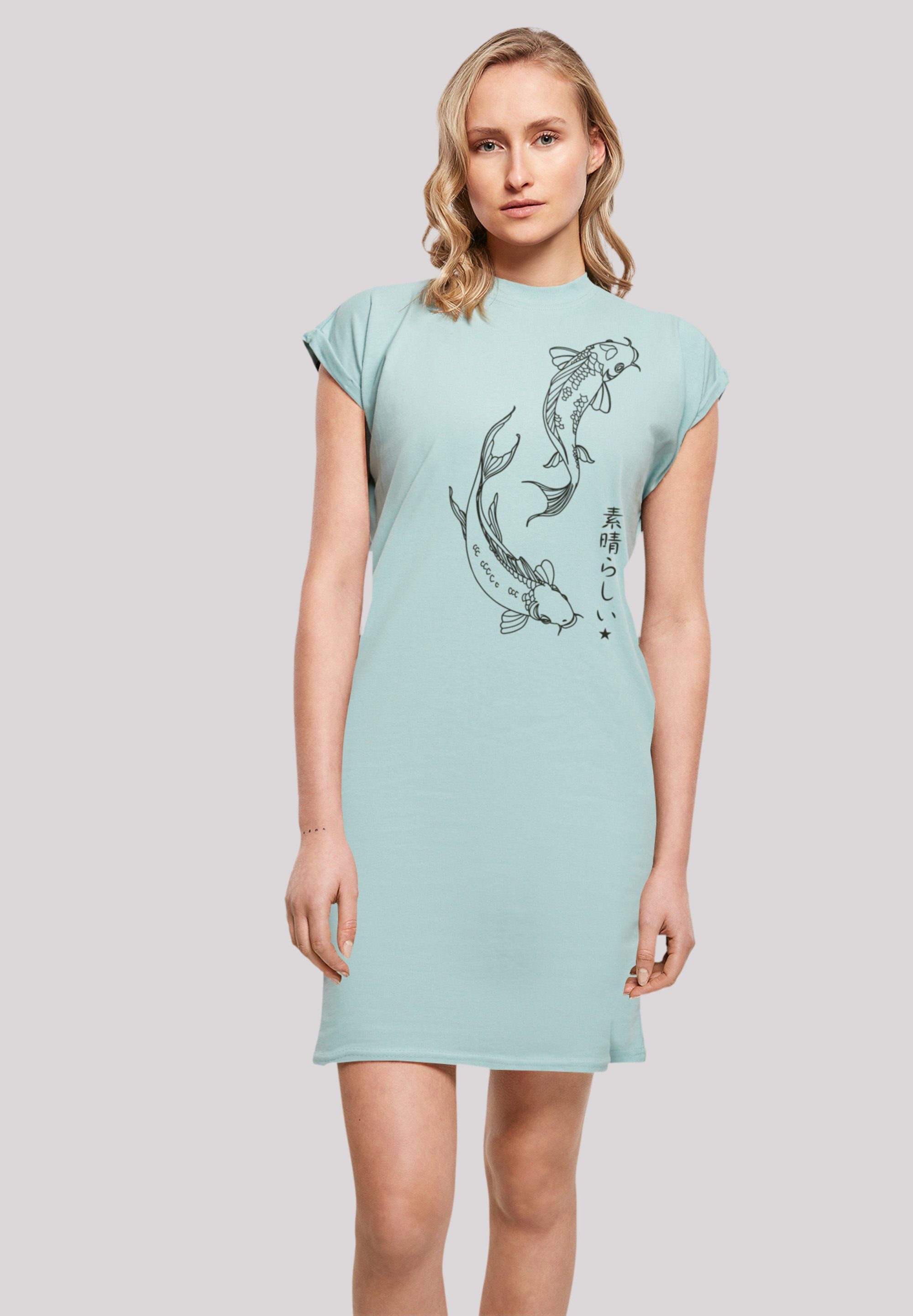 F4NT4STIC Shirtkleid Koi Karpfen Print