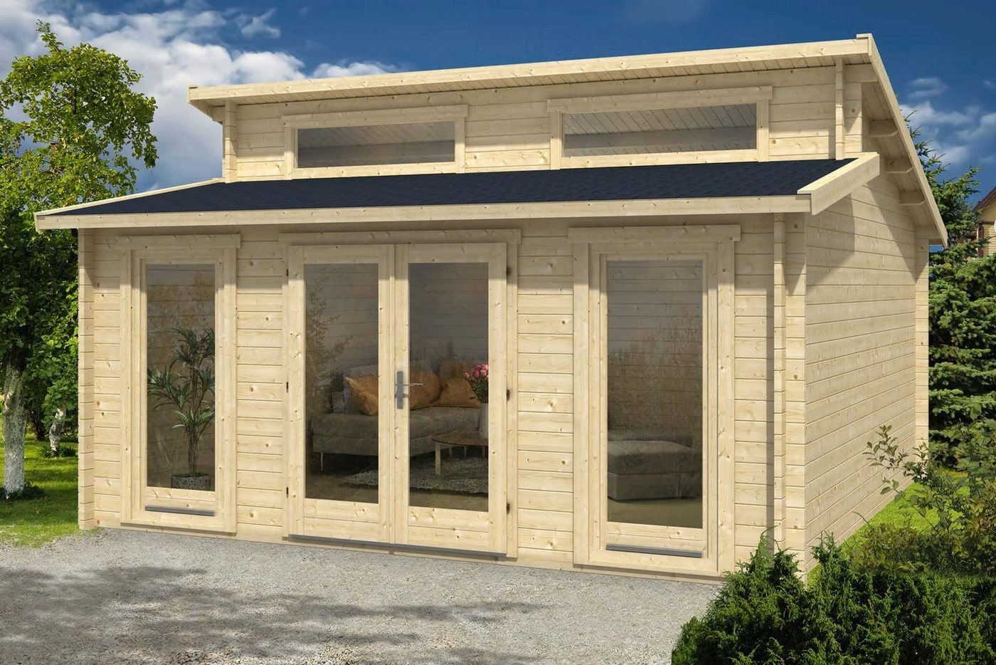 Thumbnail - Alpholz Gartenhaus Narvig-B, BxT: 520x520 cm