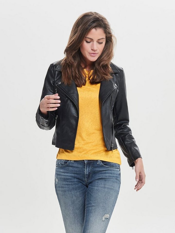 Only Biker Kunstlederjacke Only Biker Kunstlederjacke