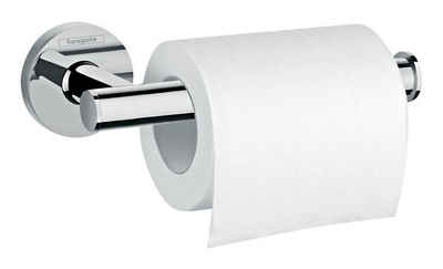 hansgrohe Toilettenpapierhalter Logis Universal, Ohne Deckel - Chrom
