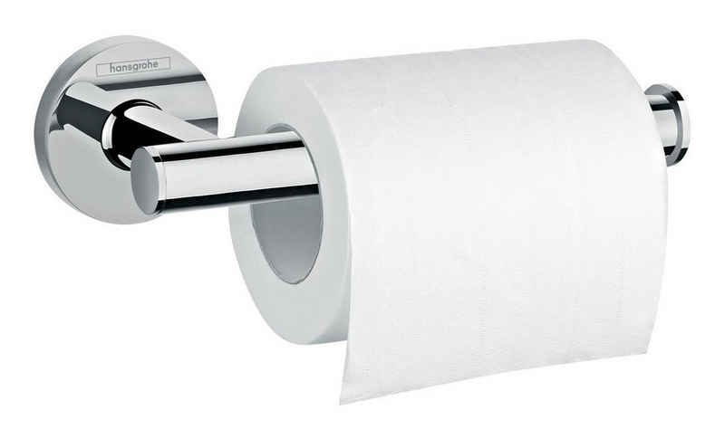 hansgrohe Toilettenpapierhalter Logis Universal, Toilettenpapierhalter ohne Deckel - Chrom