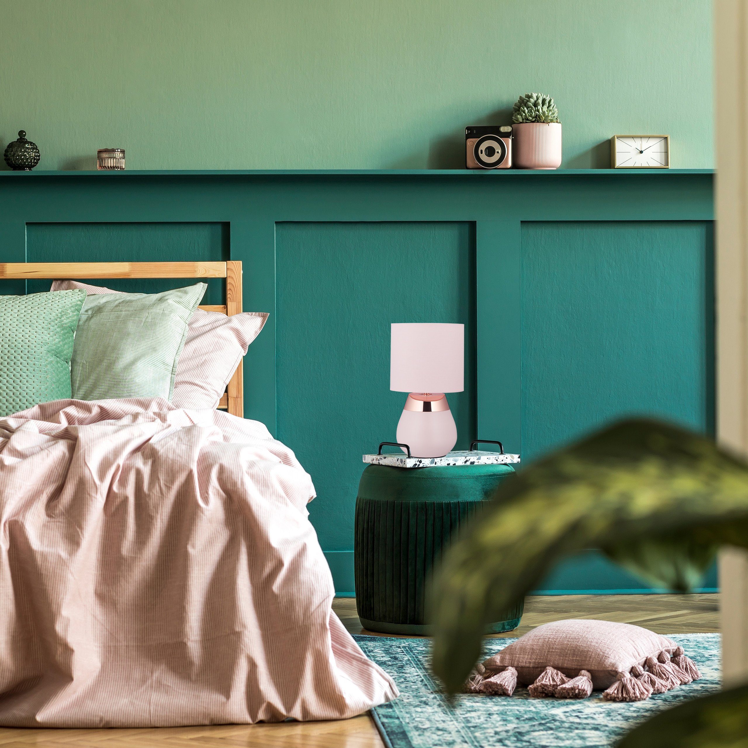 relaxdays Nachttischlampe mit Touch günstig online kaufen