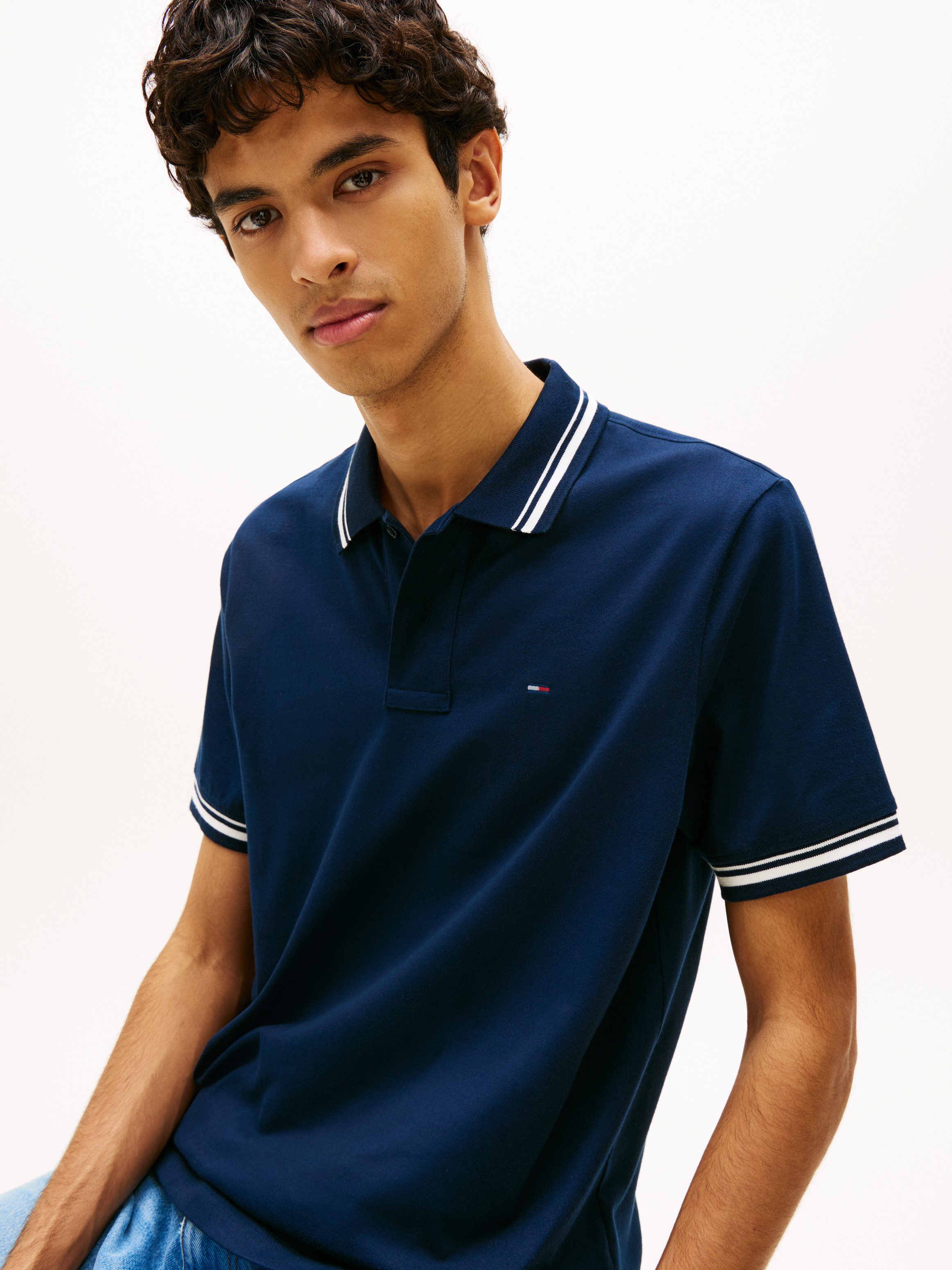 Tommy Jeans Poloshirt TJM REGULAR TIPPED Regular fit mit Polokragen günstig online kaufen