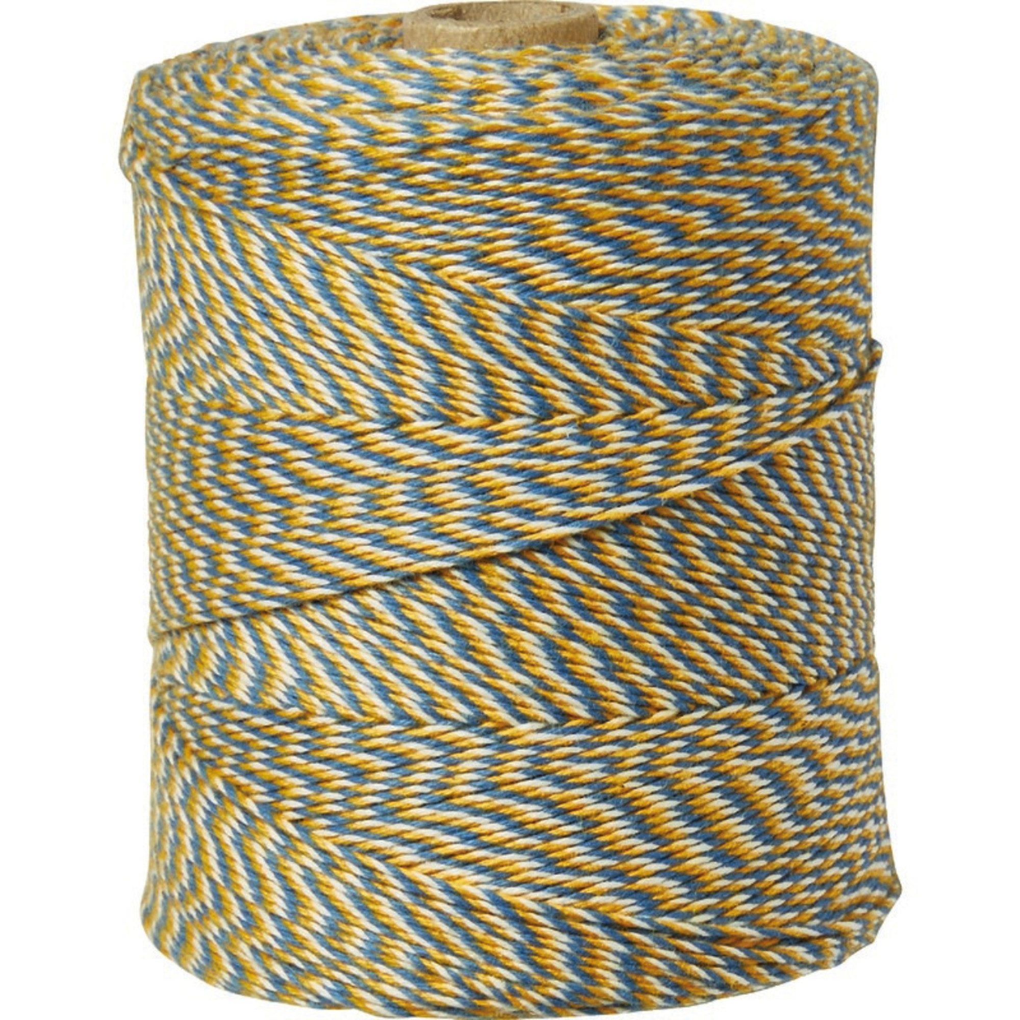 SoldanPlus Versandkarton Urkunden-Heftgarn 1180472 360m weiß/blau