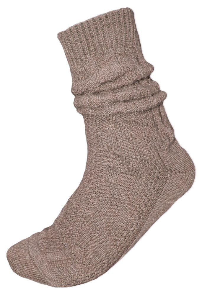 Trachtenland Socken Kurze Trachtensocken Robin - Braun – Bild 3 von 5