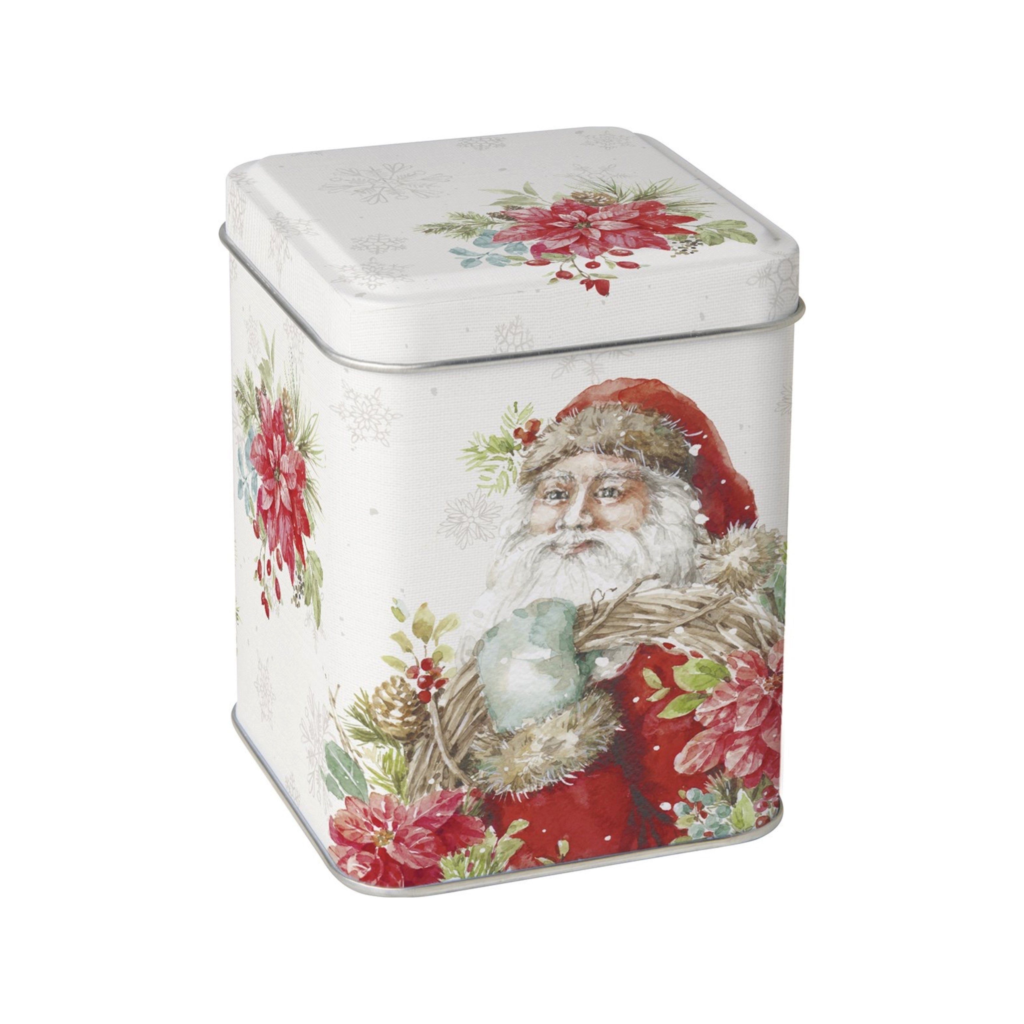 IHR Teedose Teedose quadratisch "Weihnachtsmann/Santa" von ihr - Weihnachten Weihn