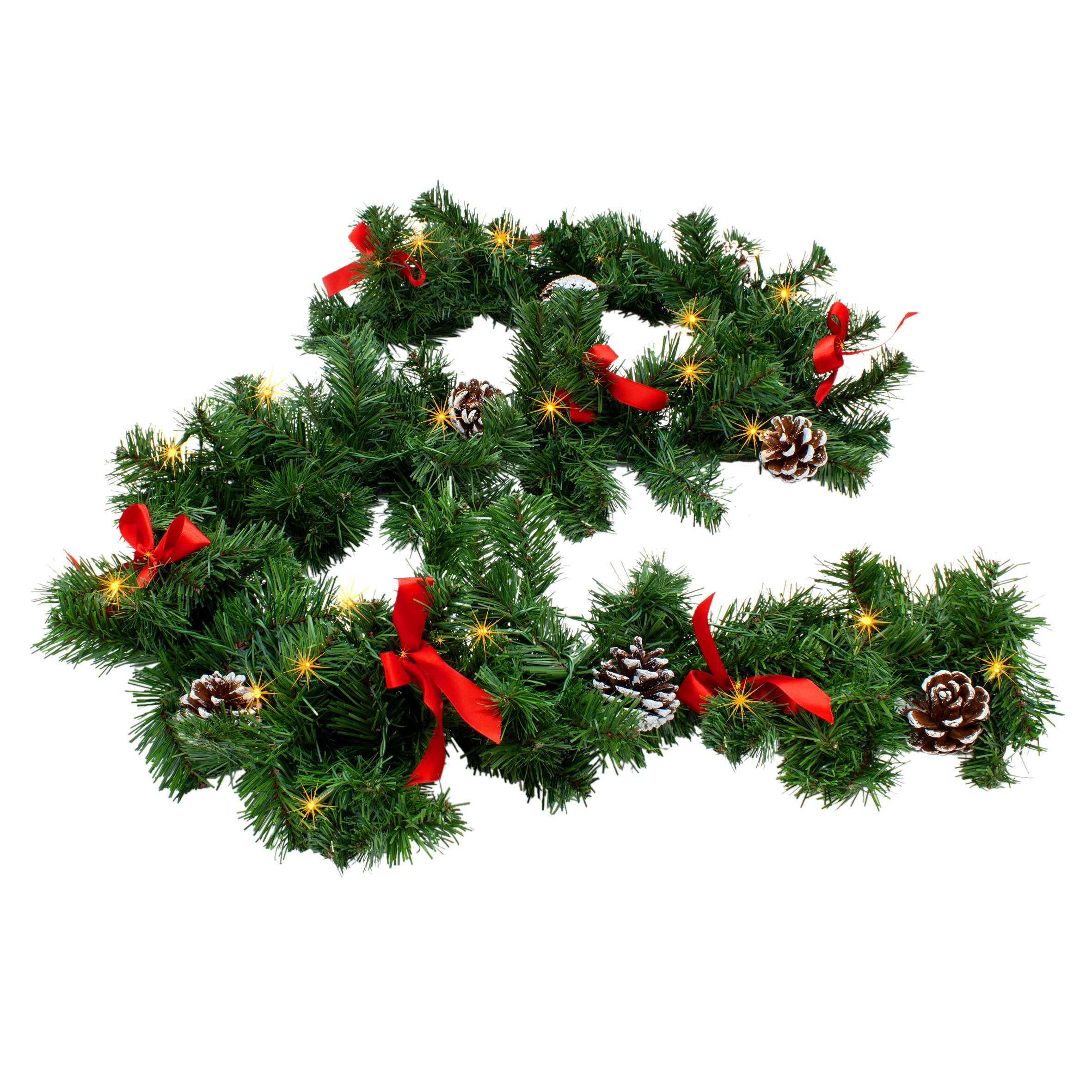 Spetebo LED-Girlande oder Kranz in verschiedenen günstig online kaufen