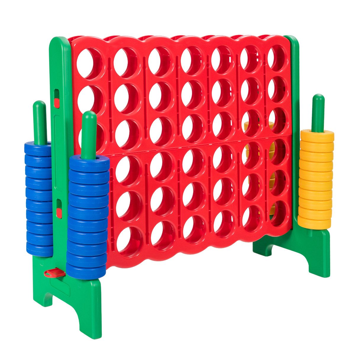 COSTWAY Spiel 4 Gewinnt Spielbrettsätze, 120 x 42 x 104cm