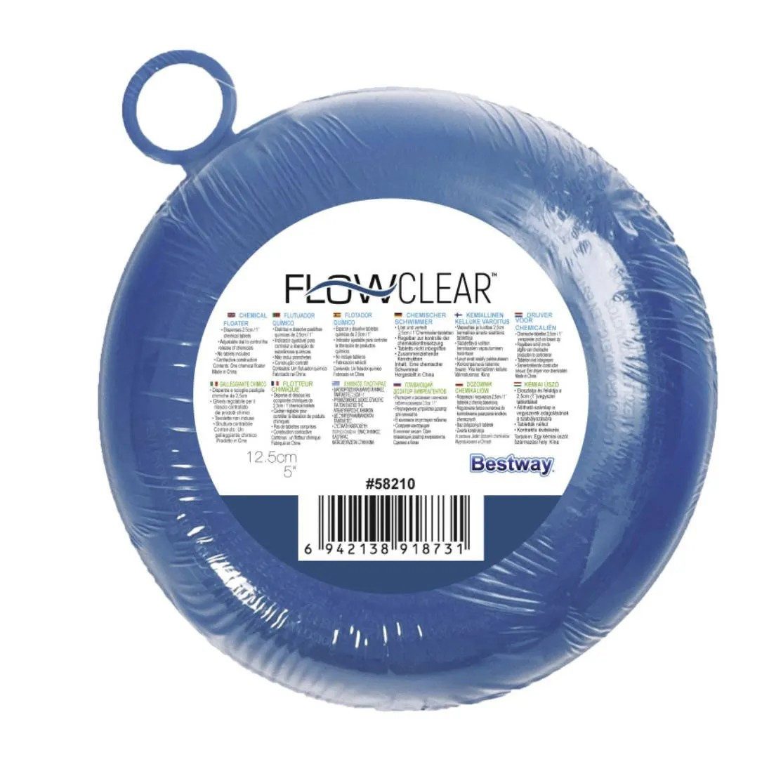 BESTWAY Chlordosierschwimmer Chlorspender Dosierschwimmer Poolschwimmer, (Spar-Set, 1-tlg., Ø 12,5 cm verstellbar) verstellbare Dosierung, UV-beständig, schwimmend