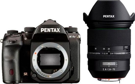 PENTAX Premium »K-1 II« Spiegelreflexkamera (HD PENTAX-D FA 24-70mm F2.8 ED SDM WR, 36,4 MP, WLAN (Wi-Fi), inkl. D-FA 24-70)