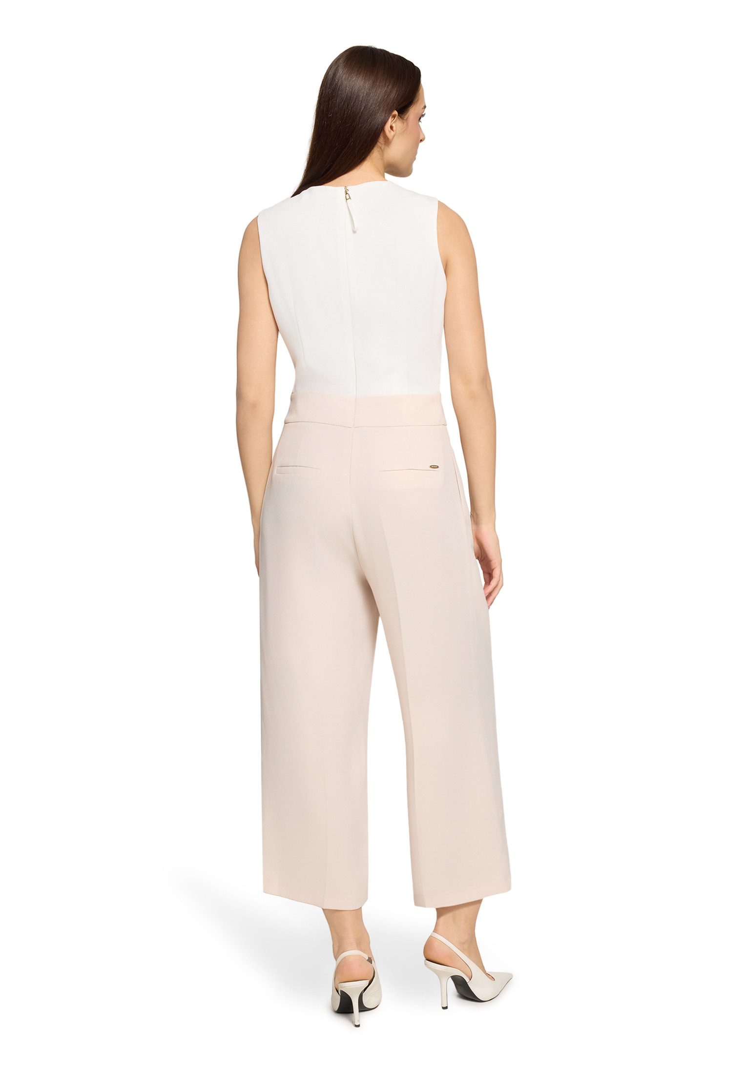 Betty&Co Overall Damen ohne Arm (1-tlg) Falten