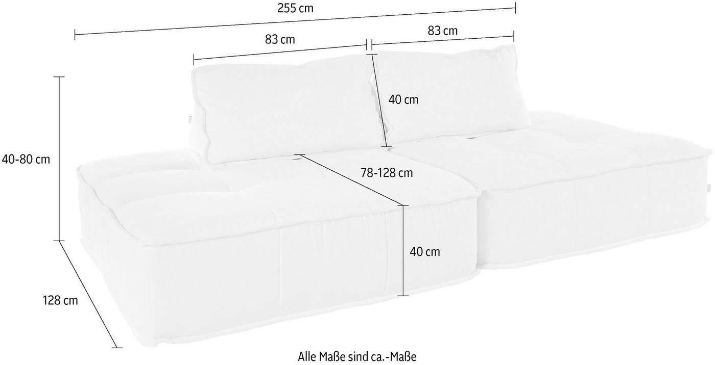 Guido Maria Kretschmer Home&Living Big-Sofa »Montpellier«, variabel-HomeTrends