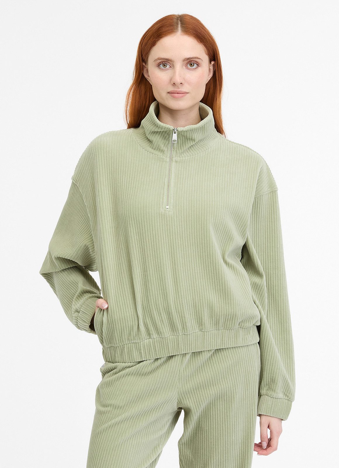 Ragwear Sweatshirt IZZAR CORD Stehkragen mit günstig online kaufen