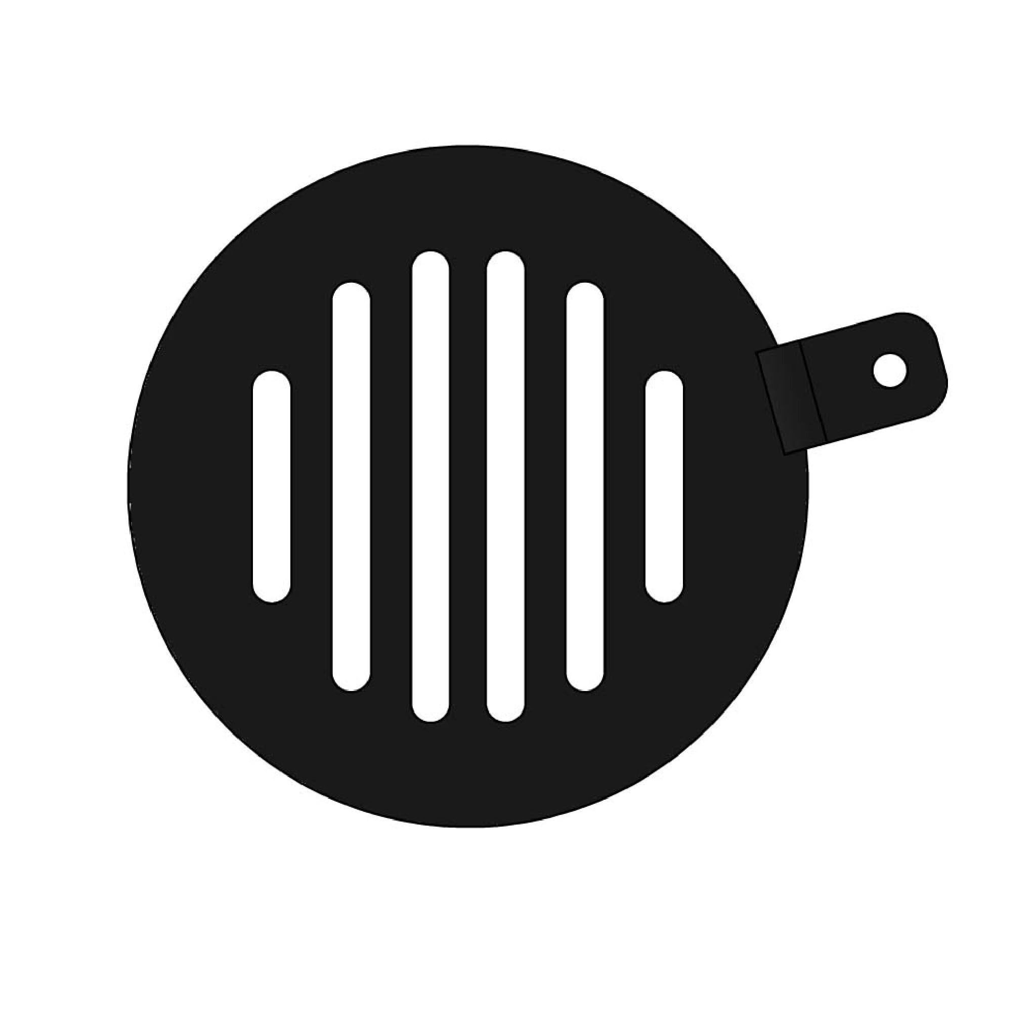 Feuerfest 123 GmbH Grillrost Kaminrost / Ascherost Ø 154x10mm passend für La Nordica**
