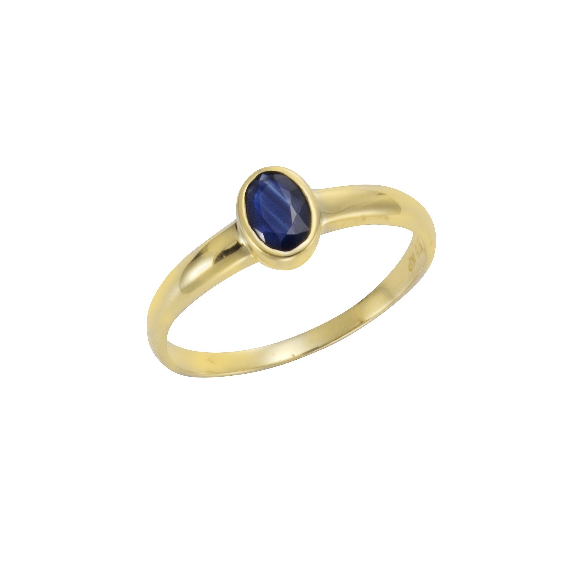 Vivance Ring »375/- Gelbgold mit Saphir«, Veredelt mit einem funkelnden  Saphir online kaufen | OTTO