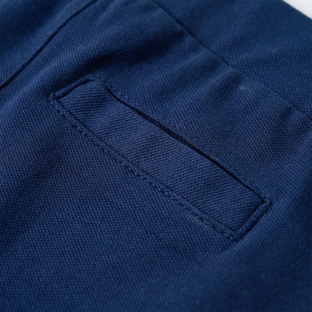 vidaXL Schlupfhose Kinderhose mit Kordelzug Marineblau 104