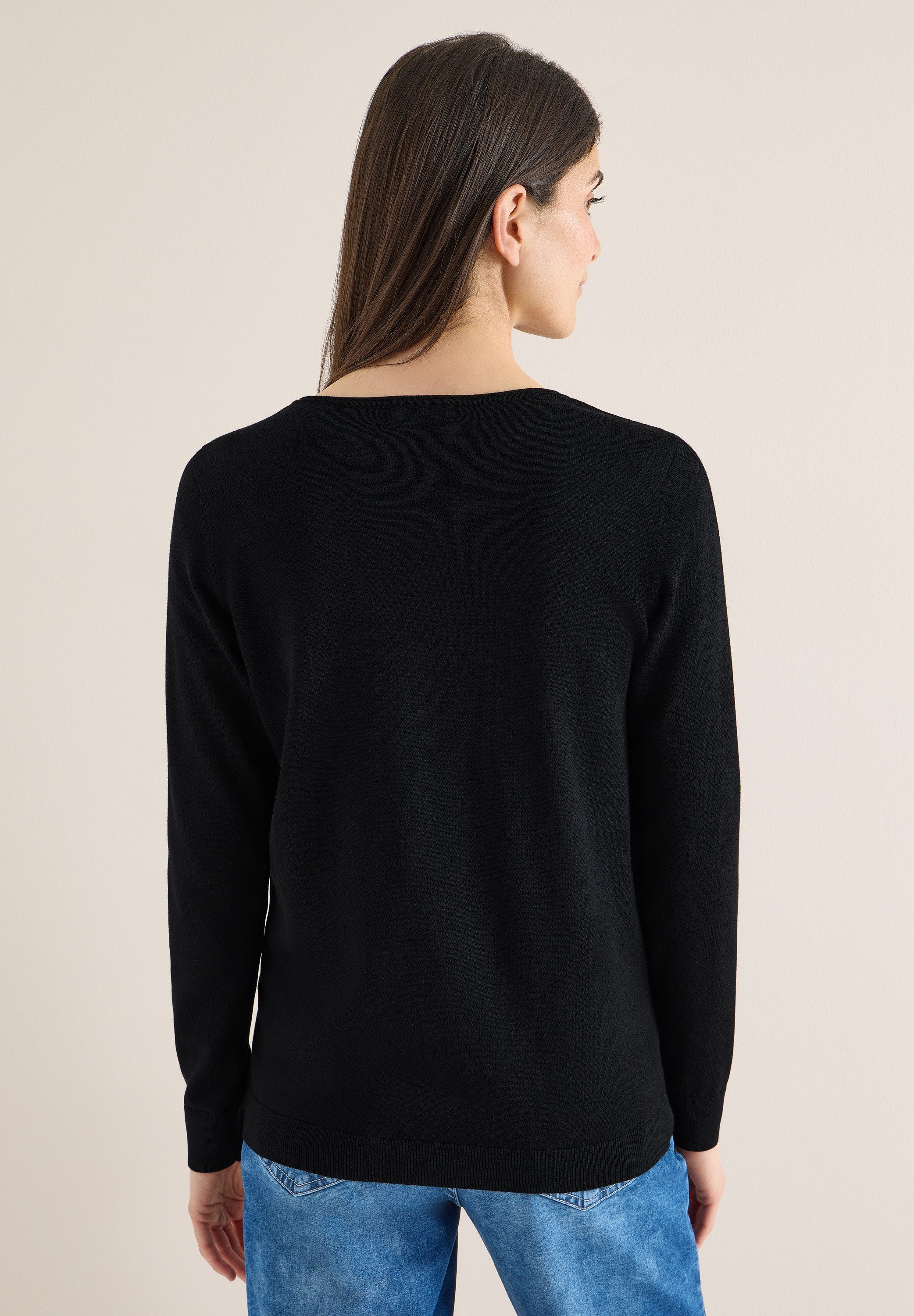 CECIL Strickpullover aus Feinstrick