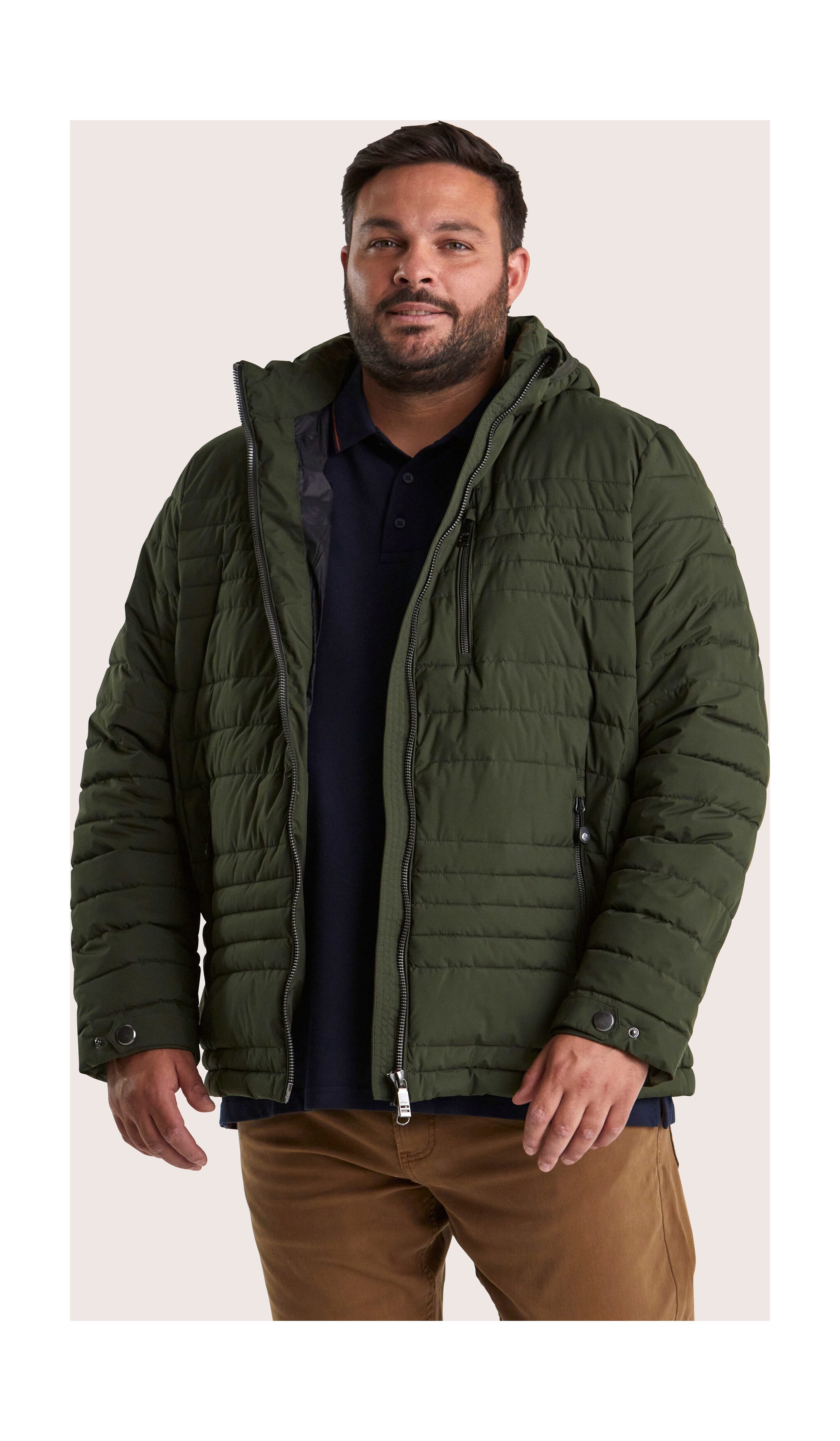 STOY Steppjacke STW 16 MN QLTD JCKT Atmungsaktive, wasserabweisende Steppjacke mit abzippbarer Kapuze