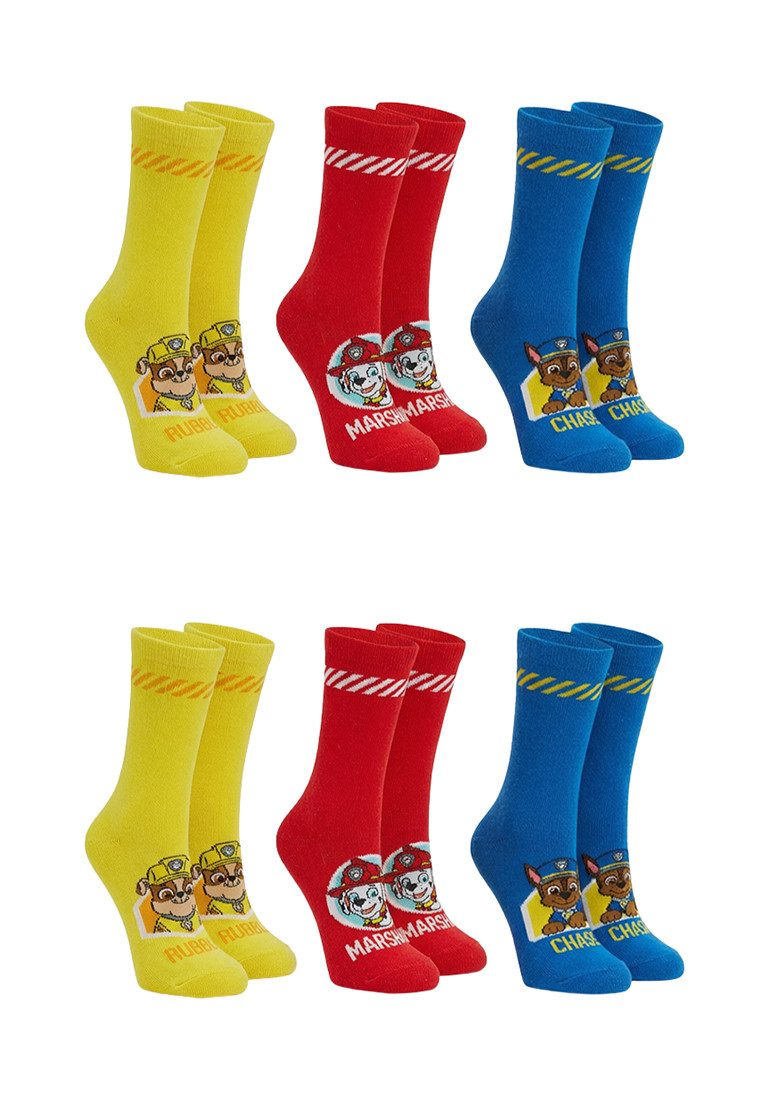 Socken Paw Patrol Chase Kinder Jungen Socken 6er Pack