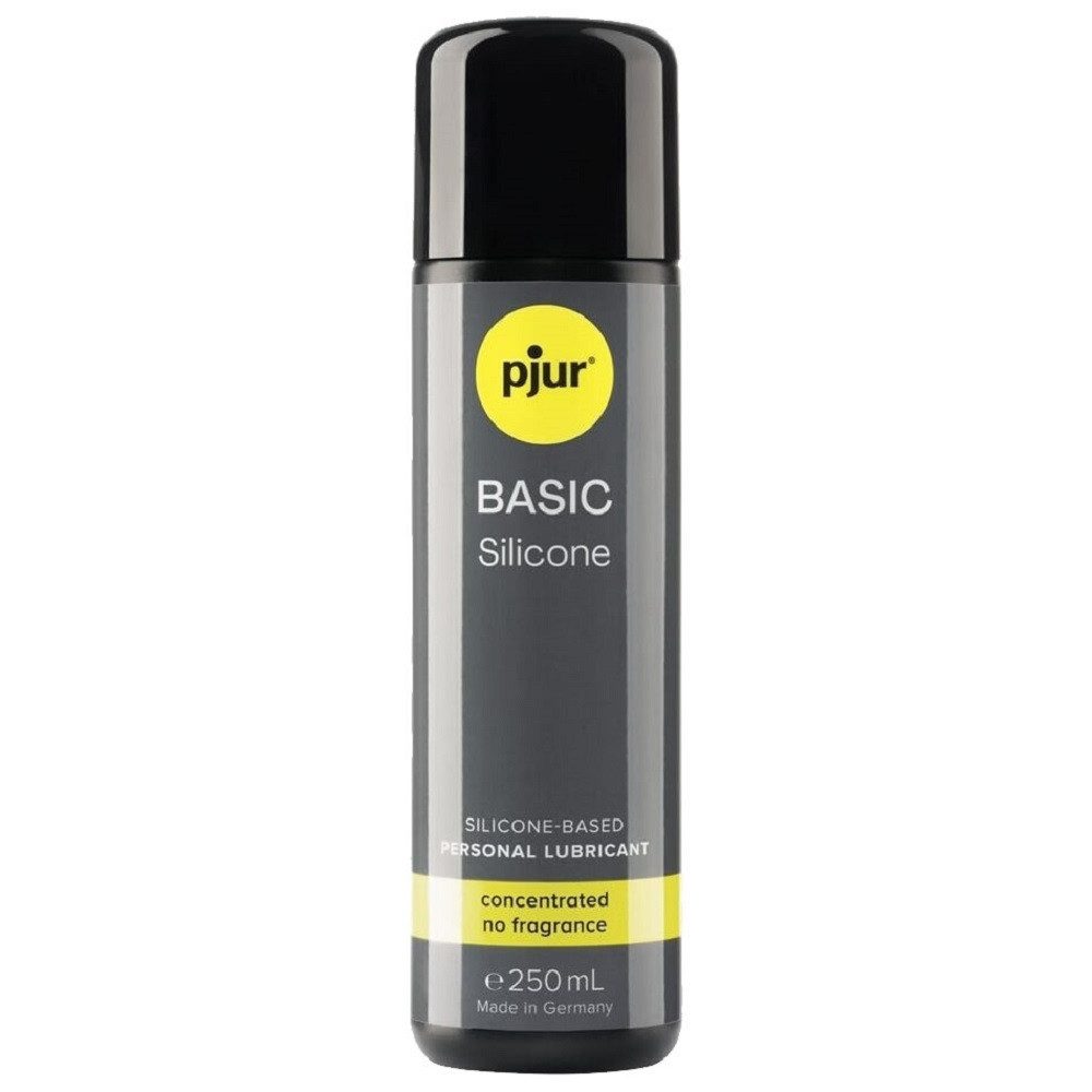 pjur Gleitgel BASIC Silicone Personal Lubricant, Flasche mit 250ml, 1-tlg., Universal-Gleitgel mit hervorragenden Gleiteigenschaften